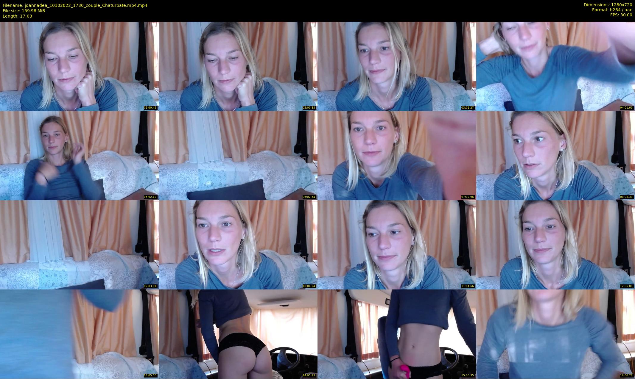 joannadea — 18 minute Chaturbate female cam show recording, 720p, Oct 10, 2022