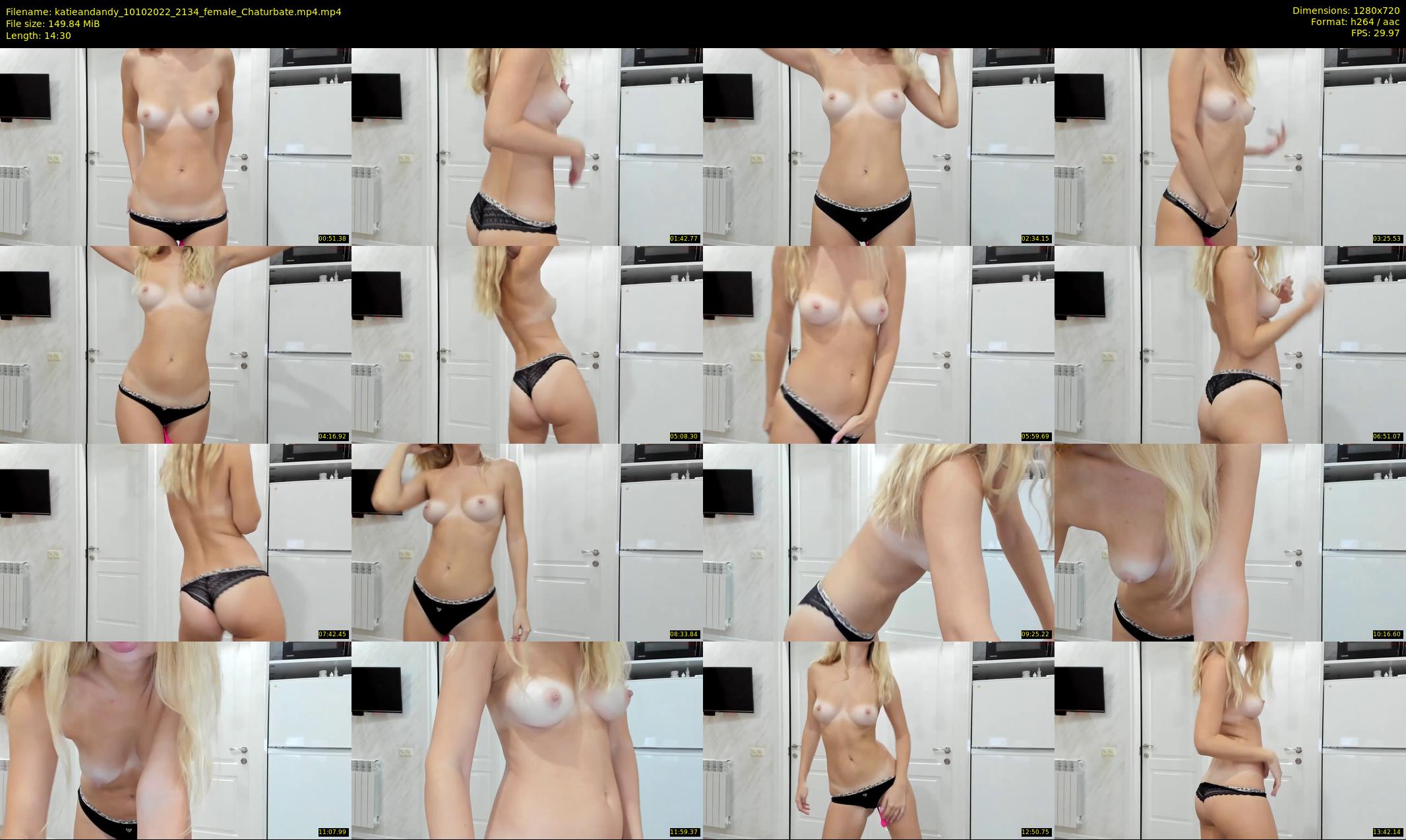 katieandandy — 15 minute Chaturbate female cam show recording, 720p, Oct 10, 2022