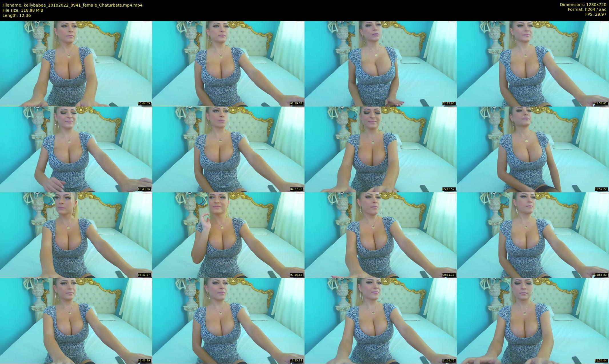 kellybabee — 13 minute Chaturbate female cam show recording, 720p, Oct 10, 2022