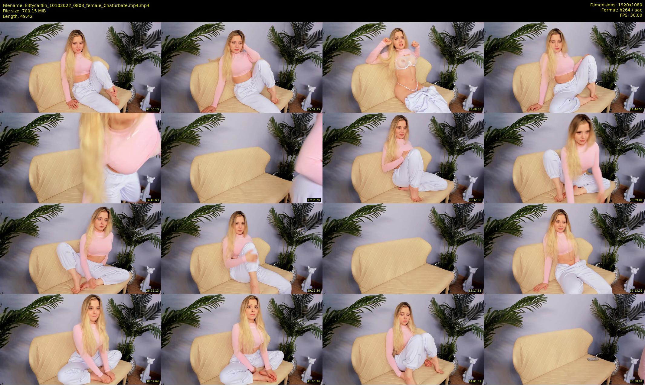 kittycaitlin — 50 minute Chaturbate female cam show recording, 1080p, Oct 10, 2022