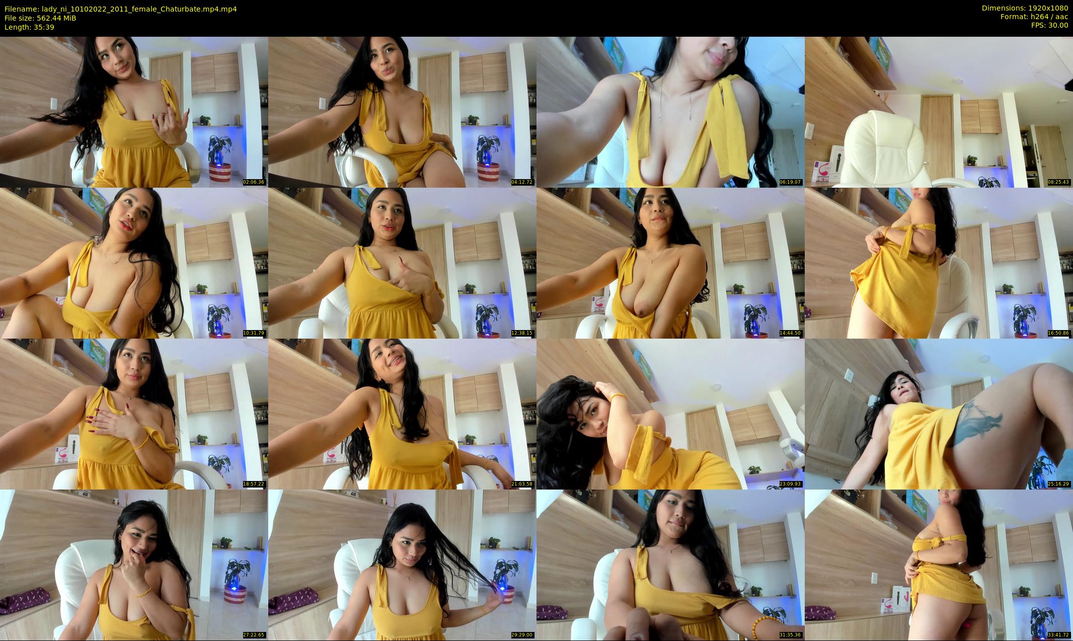 lady_ni — 36 minute Chaturbate female cam show recording, 1080p, Oct 10, 2022