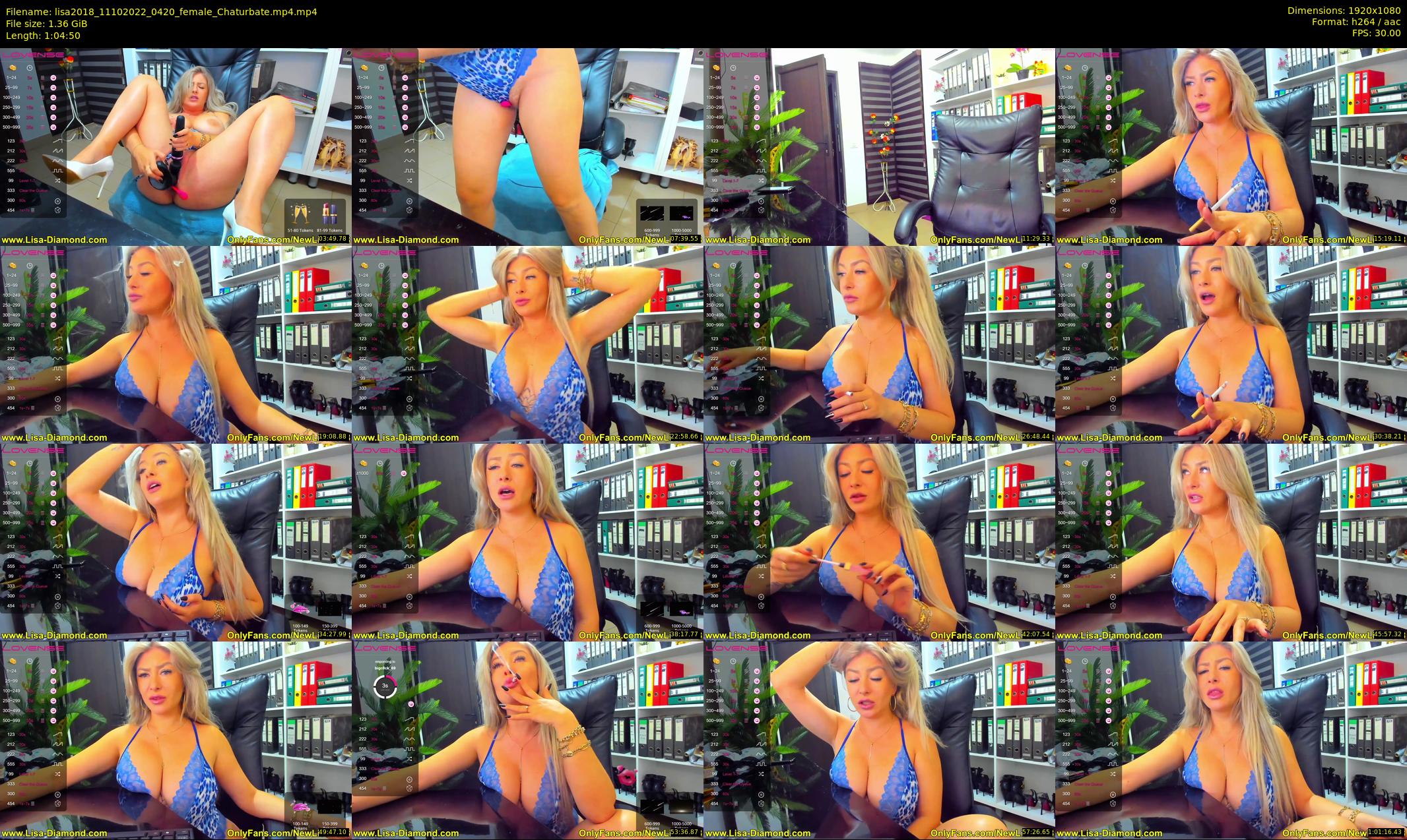 lisa2018 — 65 minute Chaturbate female cam show recording, 1080p, Oct 11, 2022
