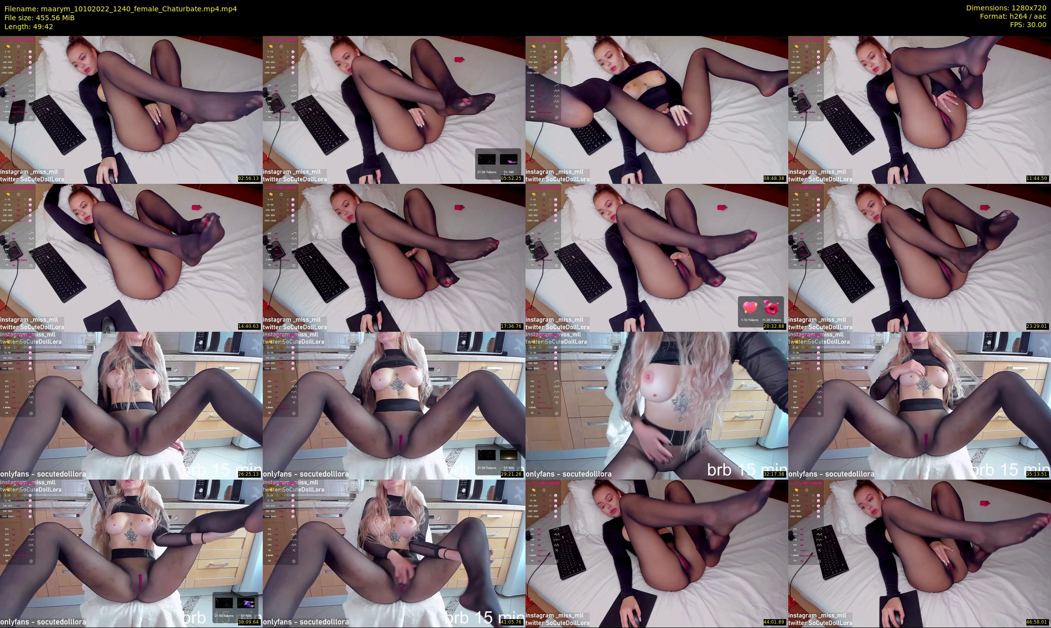 maarym — 50 minute Chaturbate couple cam show recording, 720p, Oct 10, 2022
