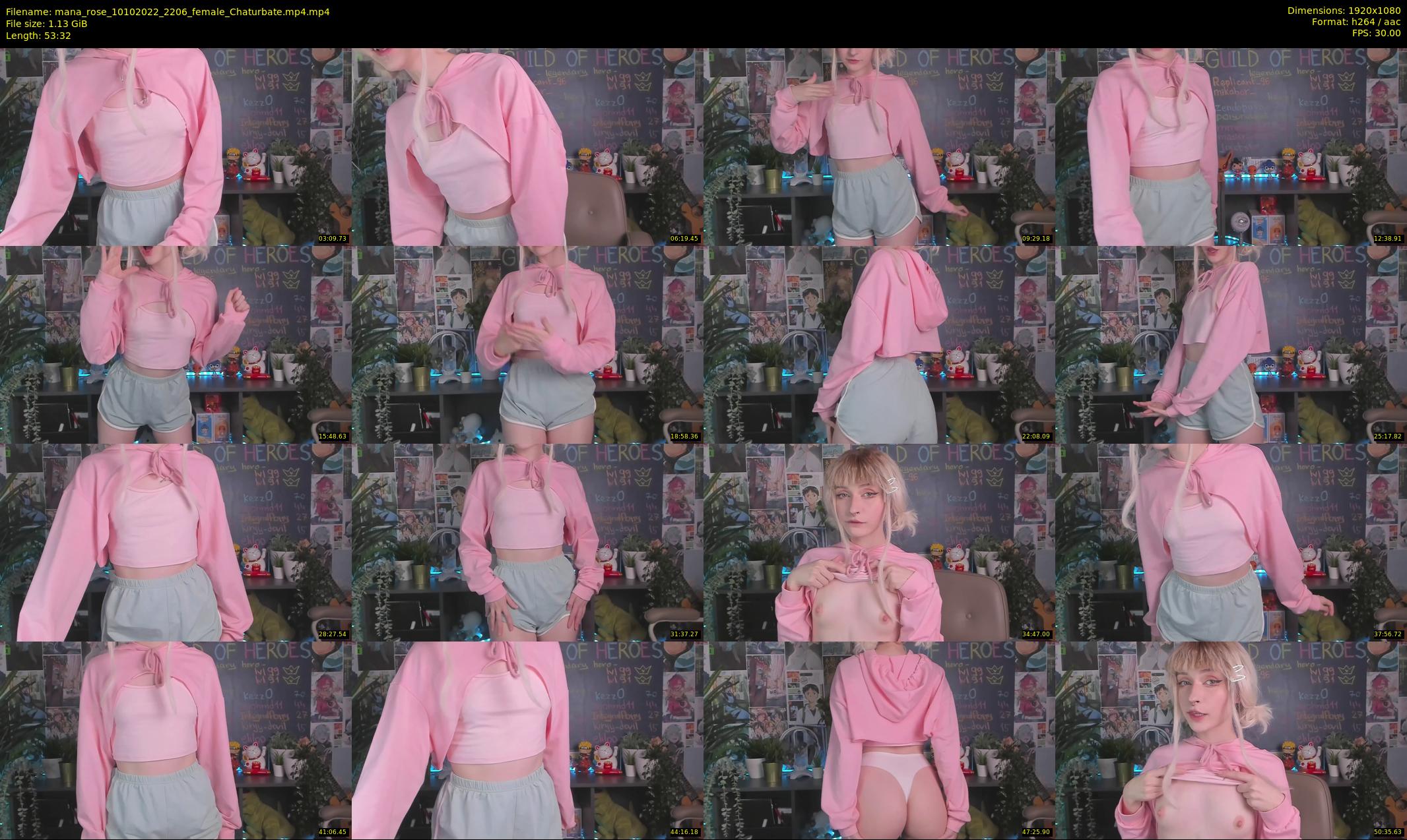 mana_rose — 54 minute Chaturbate female cam show recording, 1080p, Oct 10, 2022