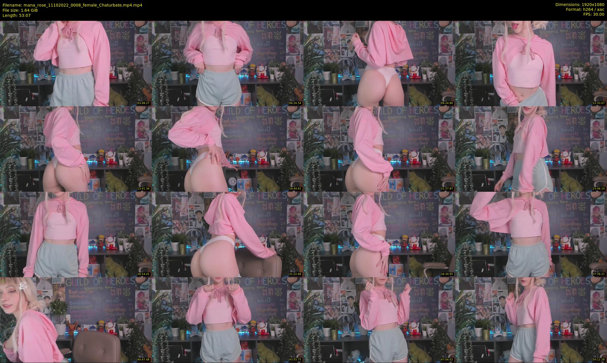 mana_rose — 54 minute Chaturbate female cam show recording, 1080p, Oct 11, 2022