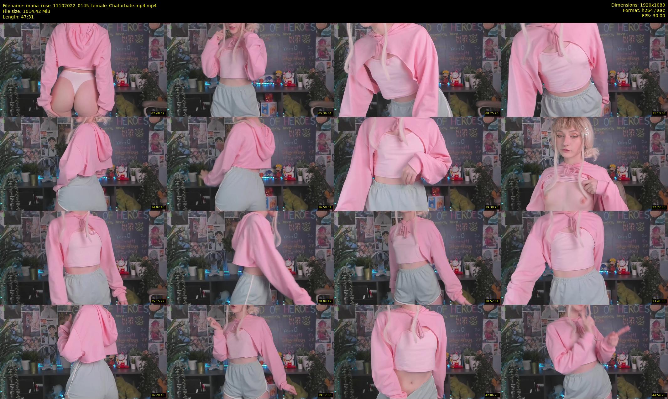 mana_rose — 48 minute Chaturbate female cam show recording, 1080p, Oct 11, 2022