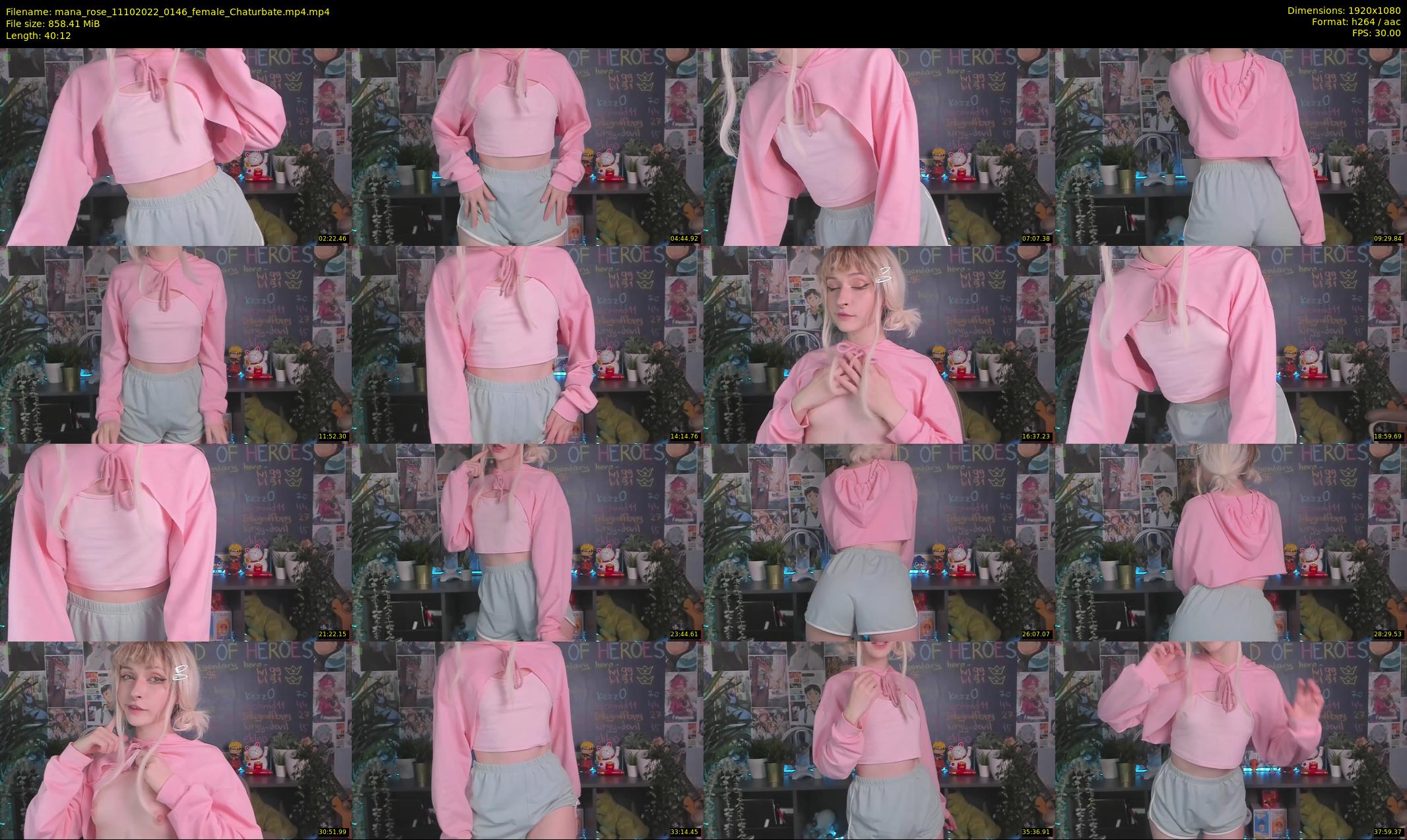 mana_rose — 41 minute Chaturbate female cam show recording, 1080p, Oct 11, 2022