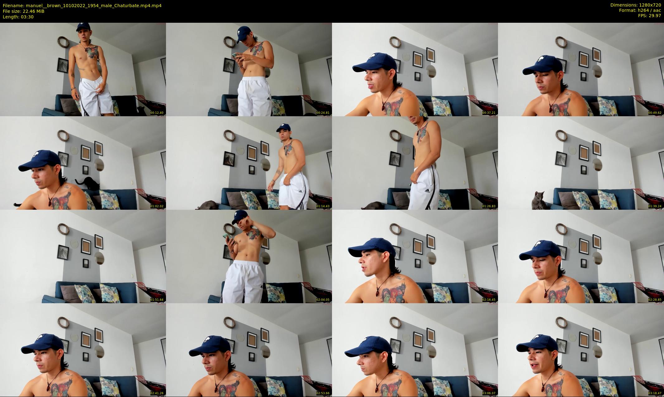 manuel__brown — 4 minute Chaturbate male cam show recording, 720p, Oct 10, 2022