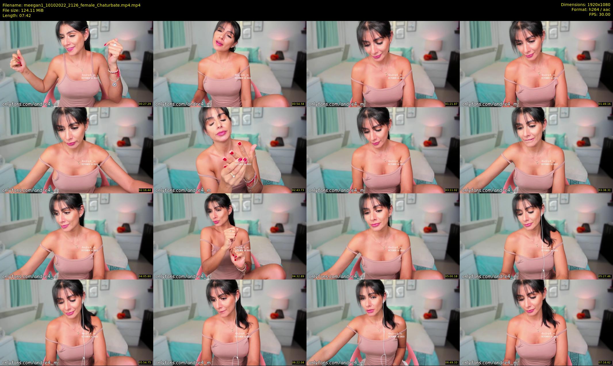 meegan1 — 8 minute Chaturbate female cam show recording, 1080p, Oct 10, 2022