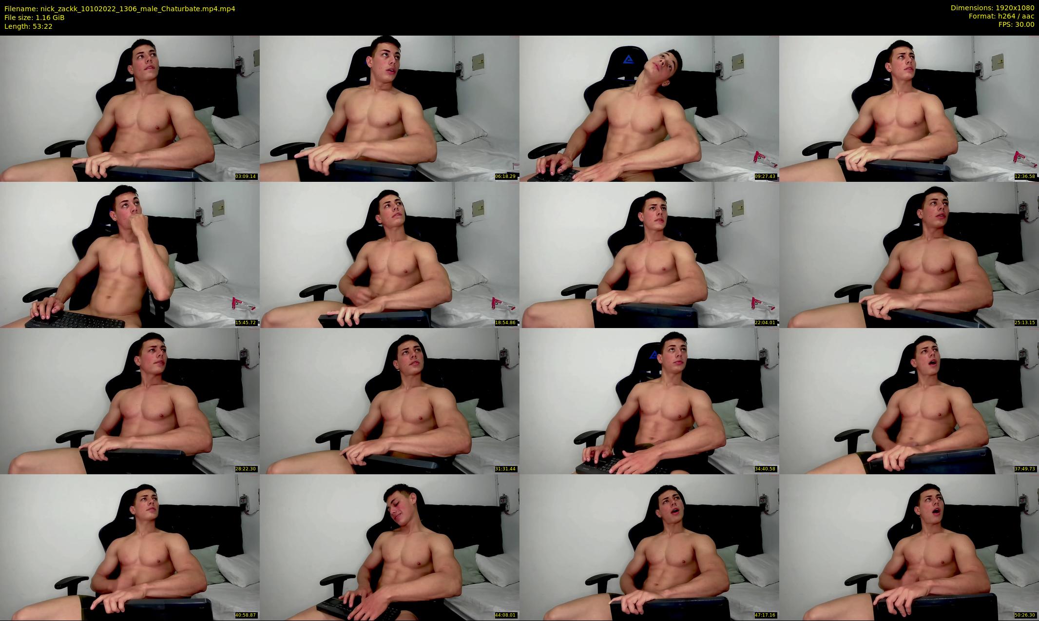 nick_zackk — 54 minute Chaturbate male cam show recording, 1080p, Oct 10, 2022