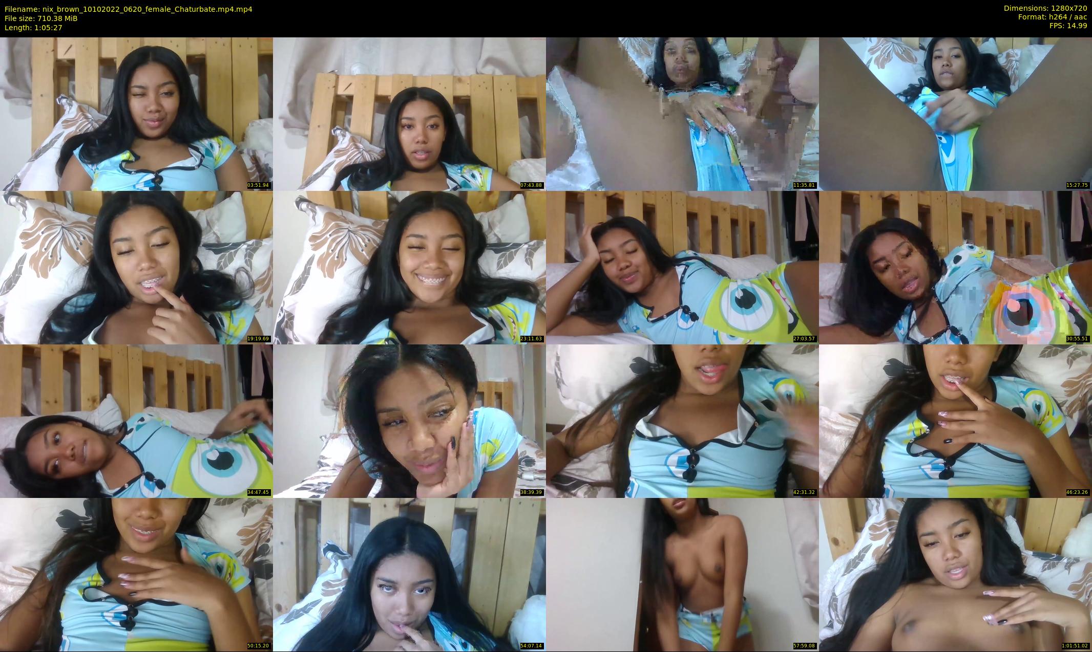 nix_brown — 66 minute Chaturbate female cam show recording, 720p, Oct 10, 2022