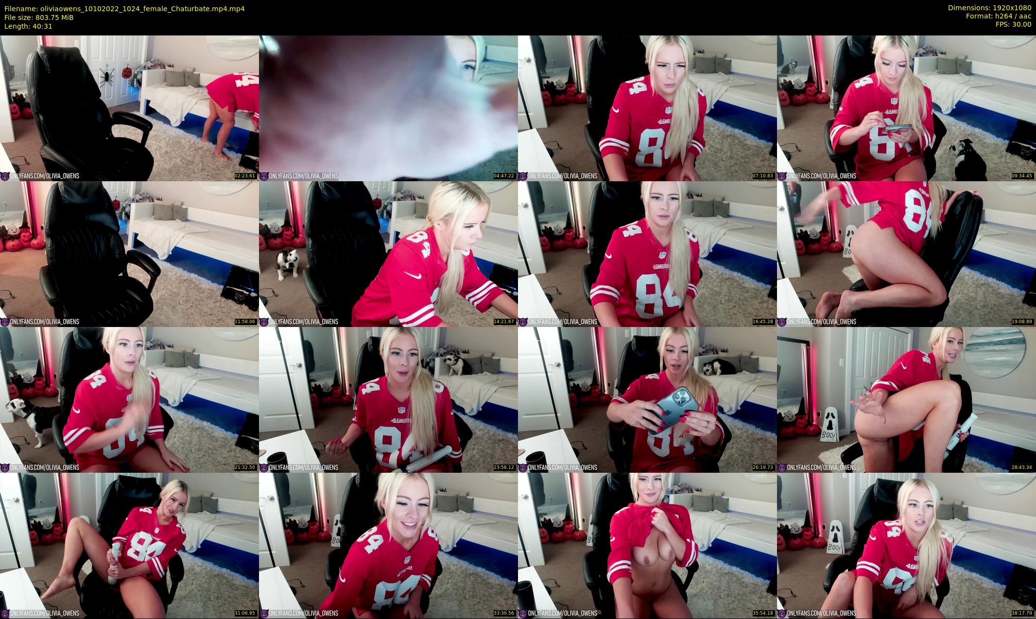 oliviaowens — 41 minute Chaturbate female cam show recording, 1080p, Oct 10, 2022