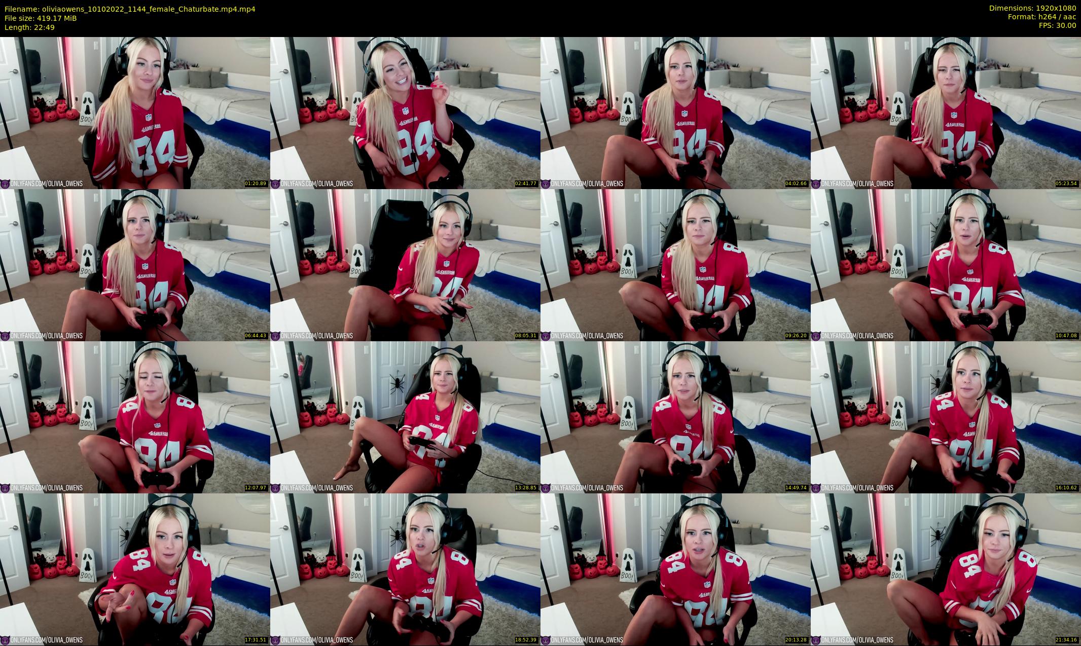 oliviaowens — 23 minute Chaturbate female cam show recording, 1080p, Oct 10, 2022