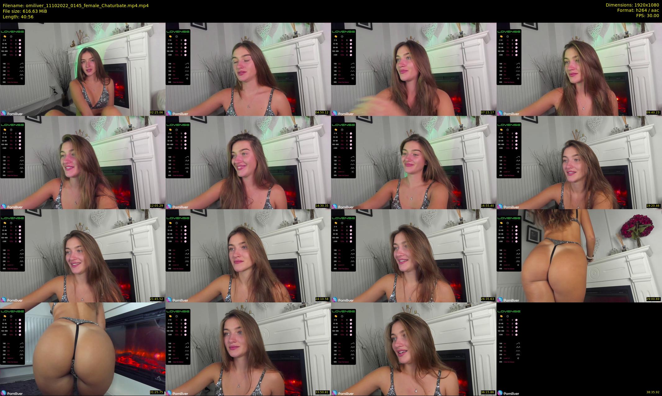 omiliver — 41 minute Chaturbate female cam show recording, 1080p, Oct 11, 2022