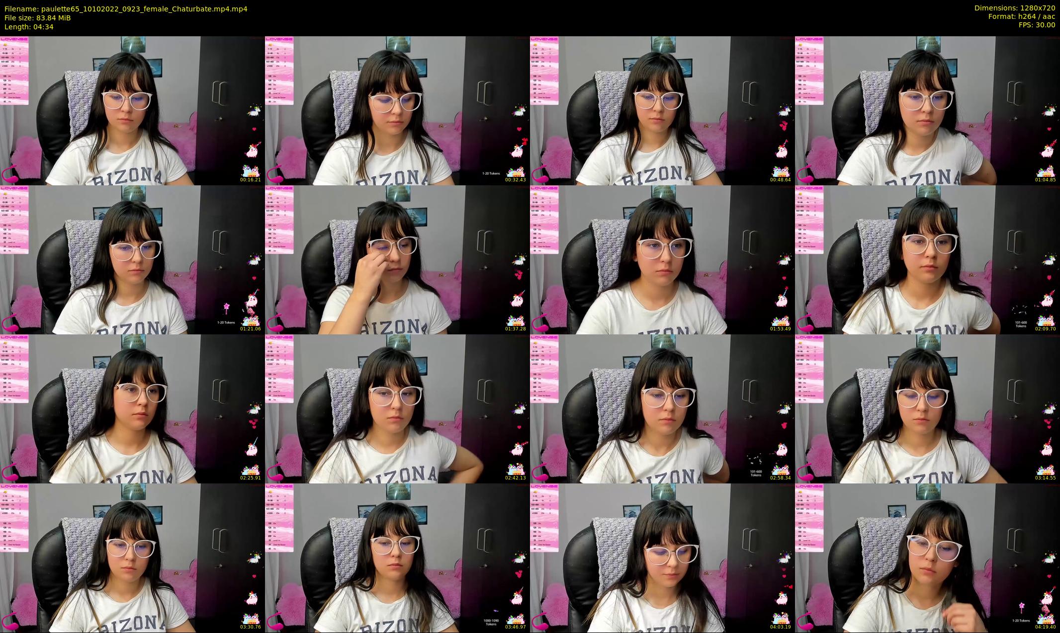 paulette65 — 5 minute Chaturbate female cam show recording, 720p, Oct 10, 2022