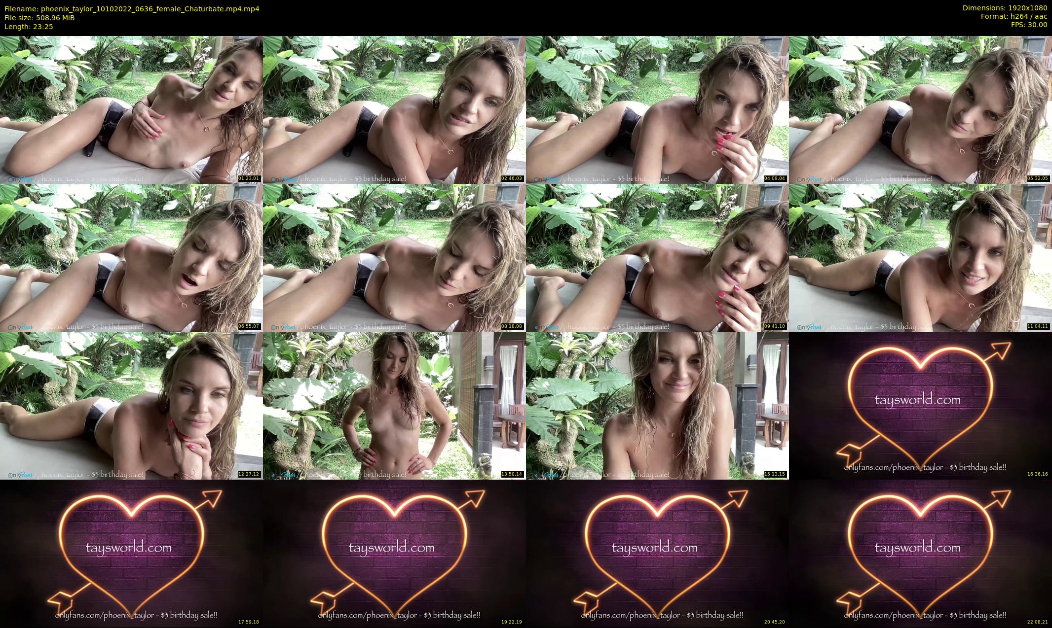 phoenix_taylor — 24 minute Chaturbate female cam show recording, 1080p, Oct 10, 2022