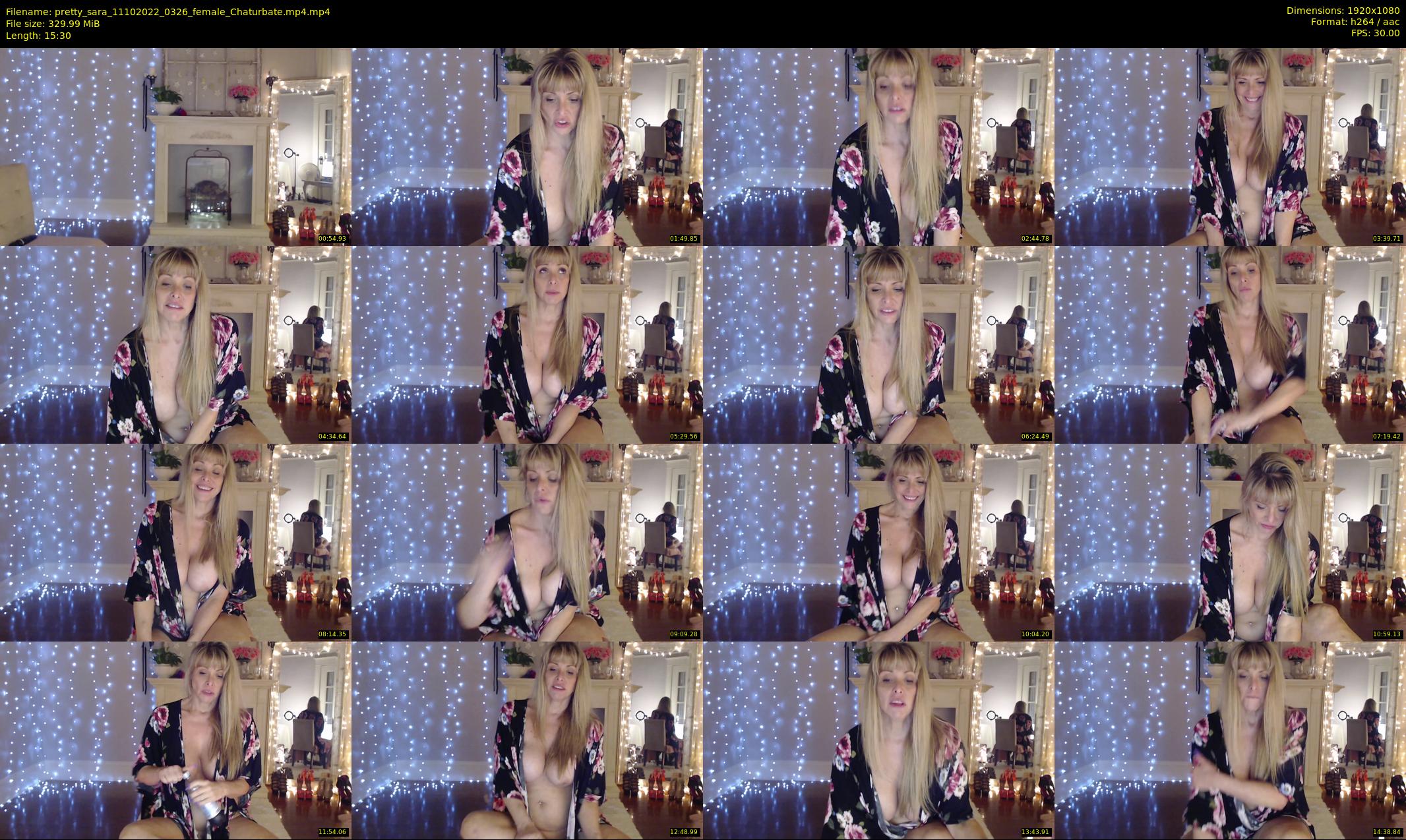 pretty_sara — 16 minute Chaturbate female cam show recording, 1080p, Oct 11, 2022
