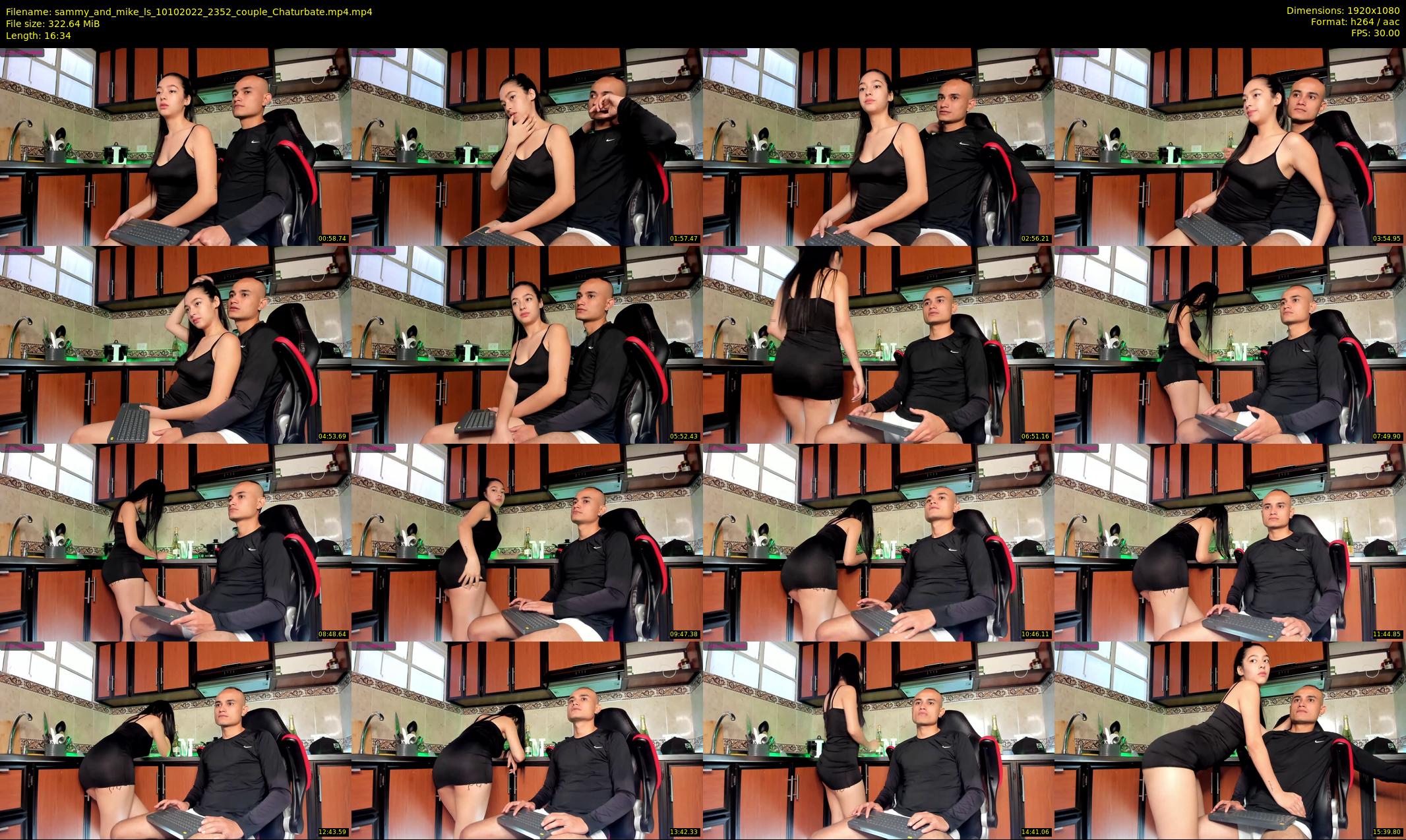 sammy_and_mike_ls — 17 minute Chaturbate couple cam show recording, 1080p, Oct 10, 2022