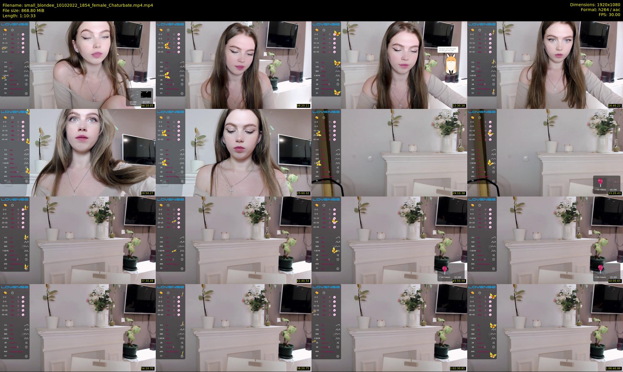 small_blondee — 71 minute Chaturbate female cam show recording, 1080p, Oct 10, 2022