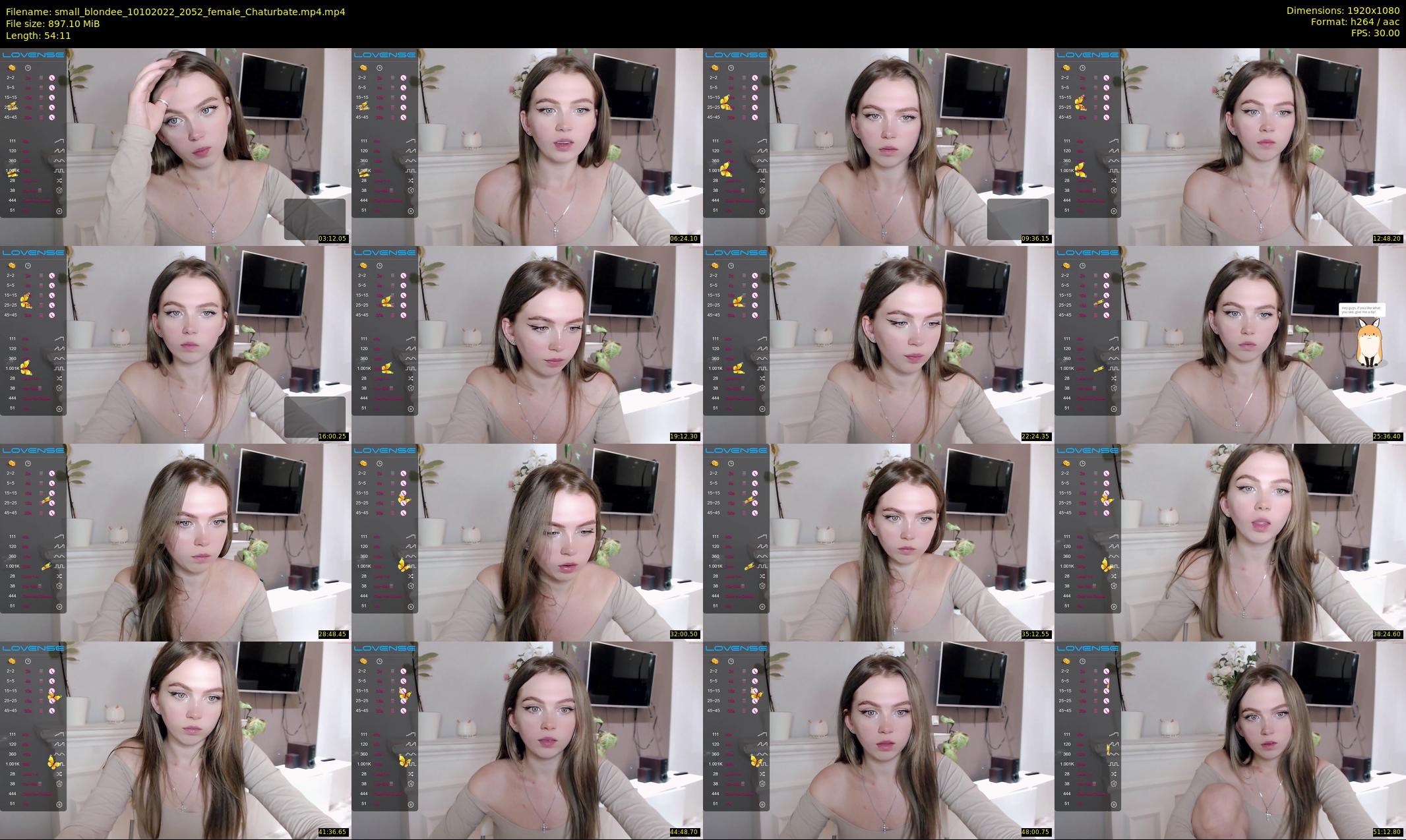 small_blondee — 55 minute Chaturbate female cam show recording, 1080p, Oct 10, 2022