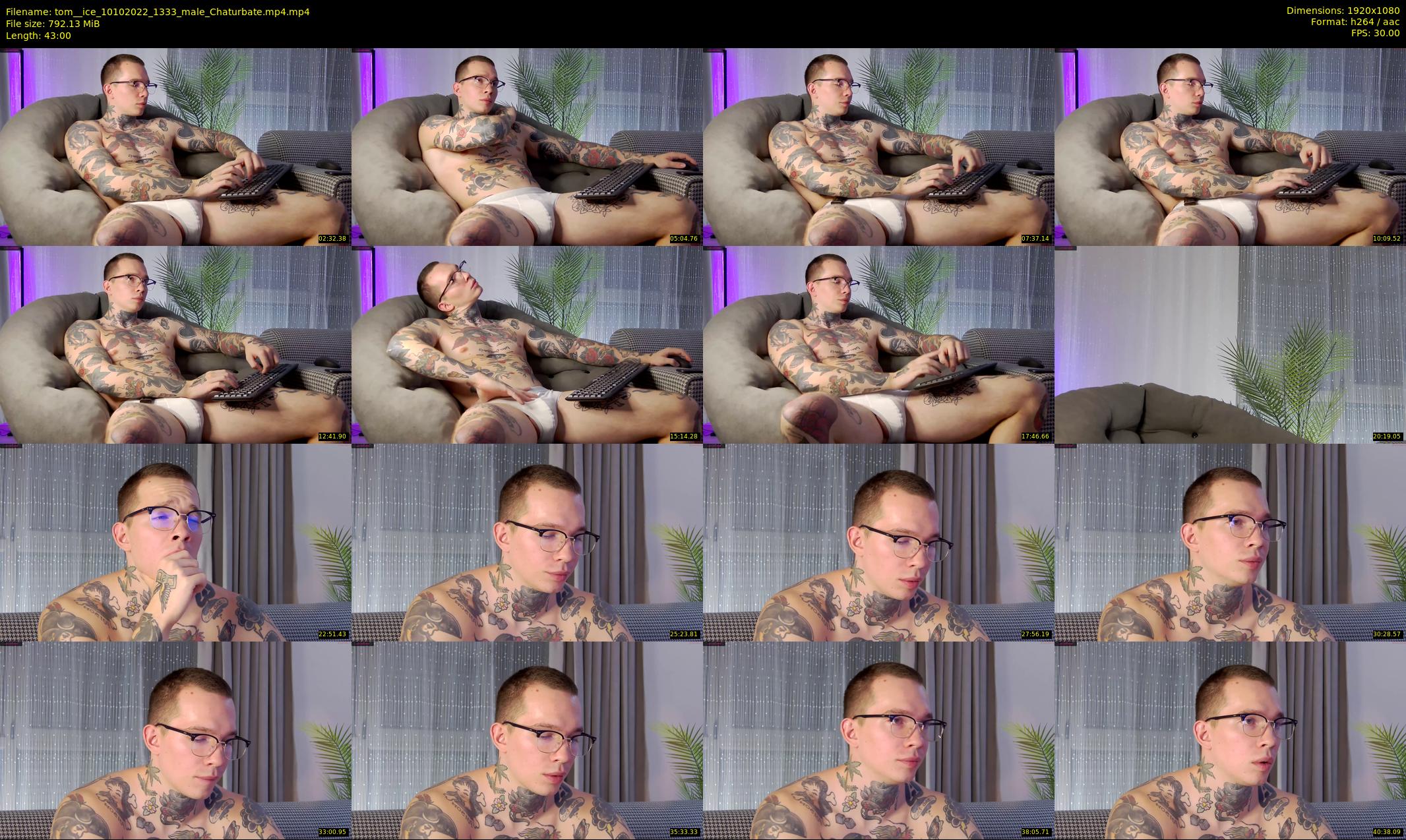 tom__ice — 43 minute Chaturbate male cam show recording, 1080p, Oct 10, 2022