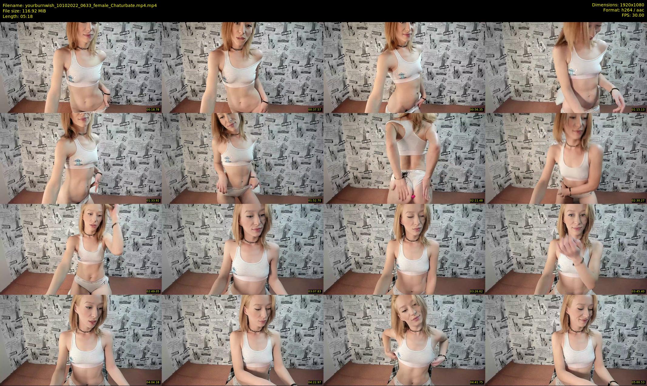 yourburnwish — 6 minute Chaturbate female cam show recording, 1080p, Oct 10, 2022