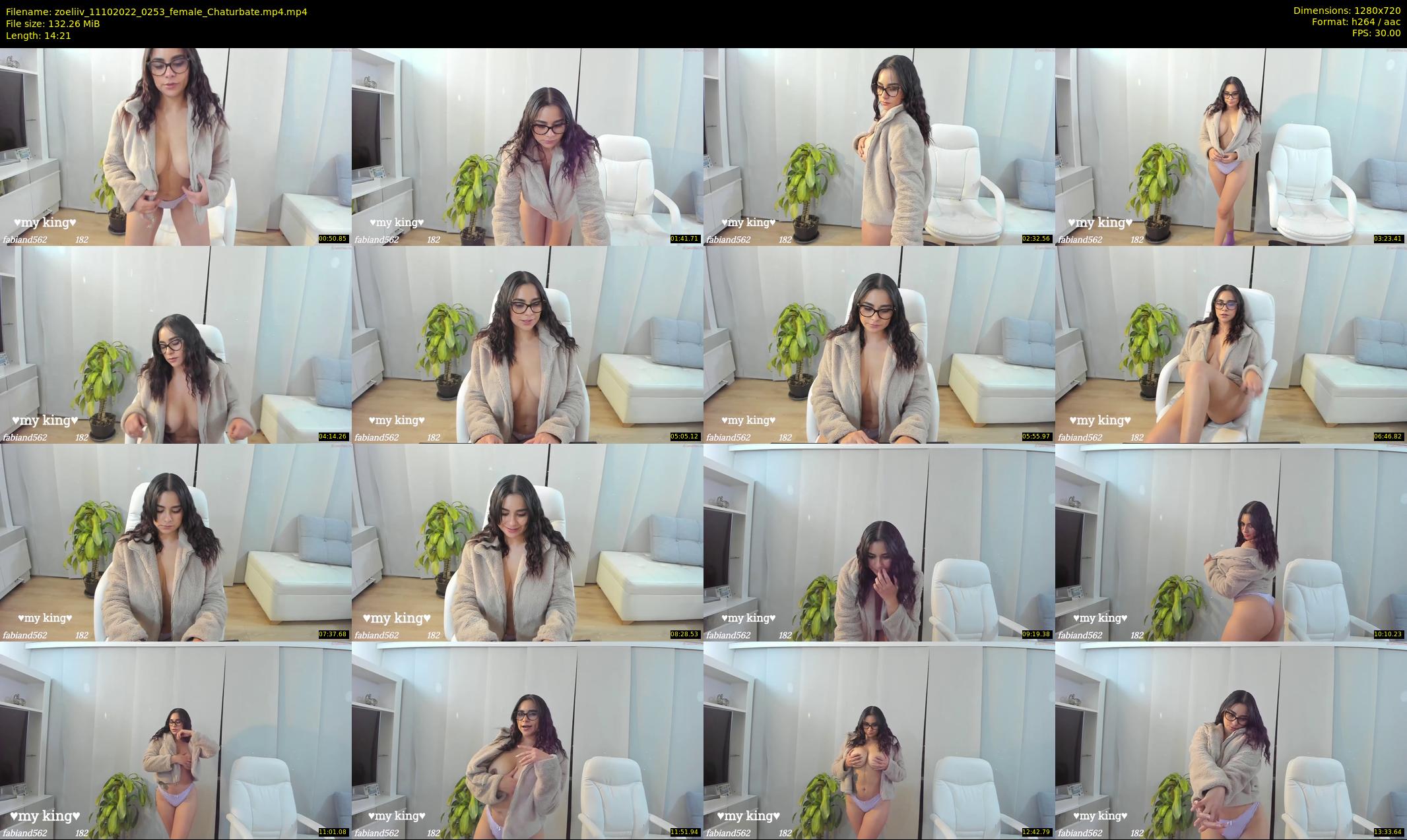zoeliiv — 15 minute Chaturbate female cam show recording, 720p, Oct 11, 2022