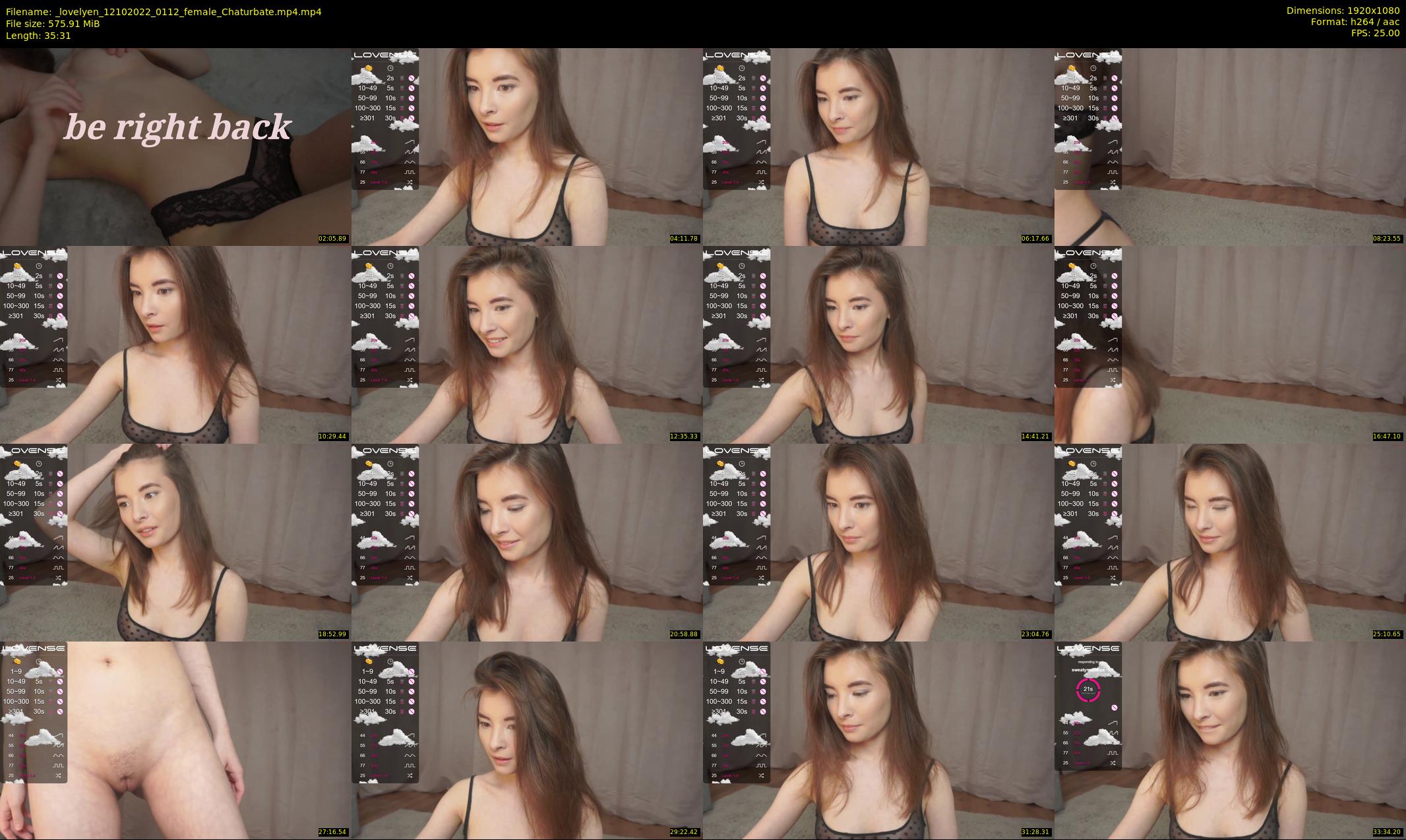 _lovelyen — 36 minute Chaturbate female cam show recording, 1080p, Oct 12, 2022