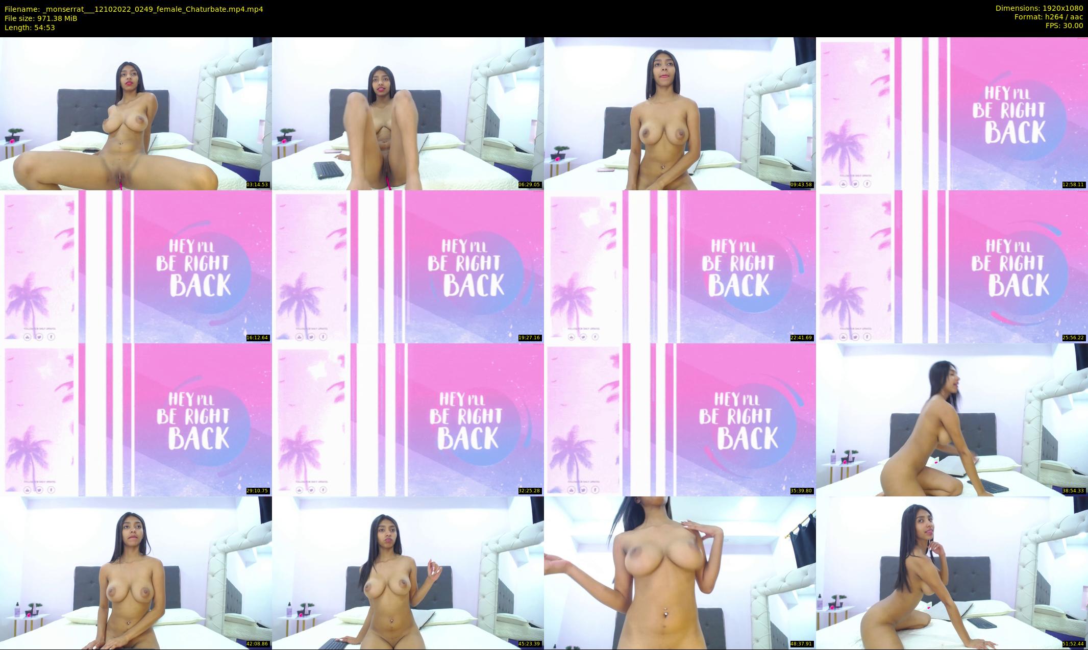 _monserrat__ — 55 minute Chaturbate female cam show recording, 1080p, Oct 12, 2022