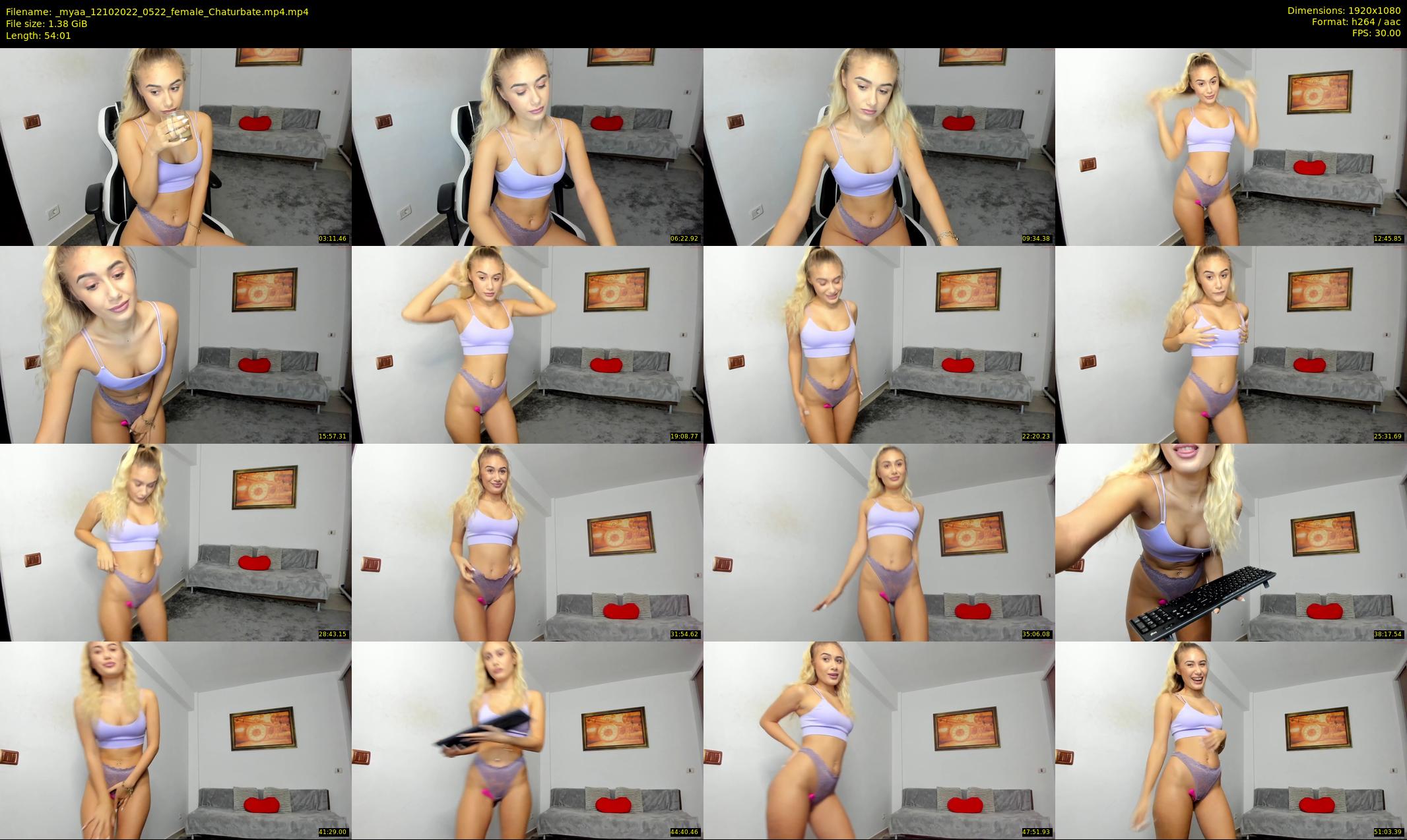 _myaa — 55 minute Chaturbate female cam show recording, 1080p, Oct 12, 2022