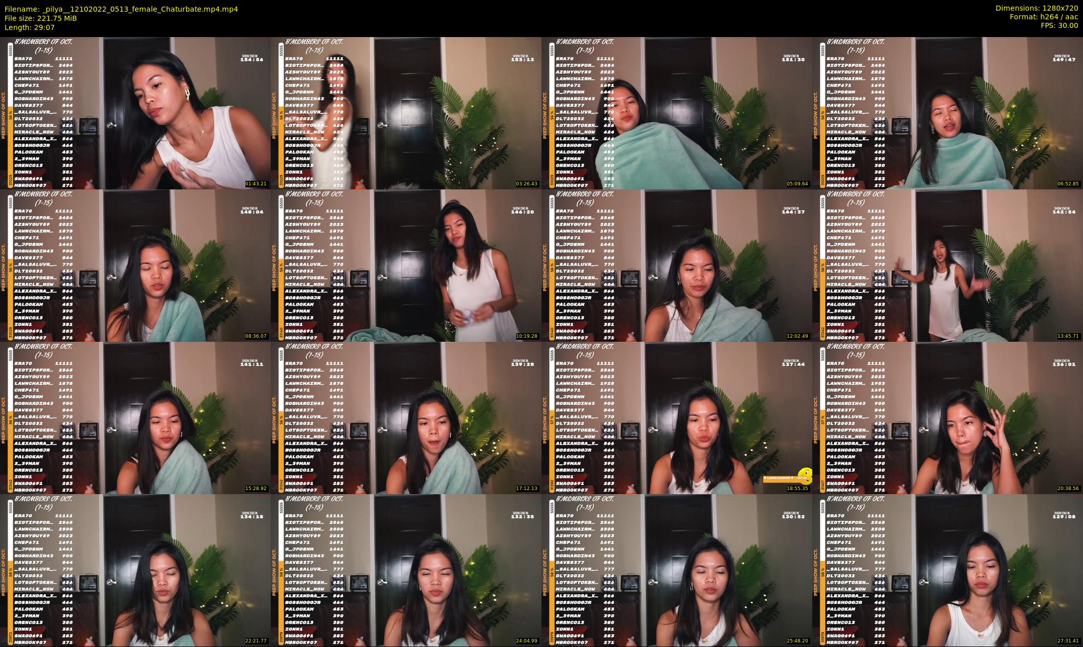 _pilya_ — 30 minute Chaturbate female cam show recording, 720p, Oct 12, 2022
