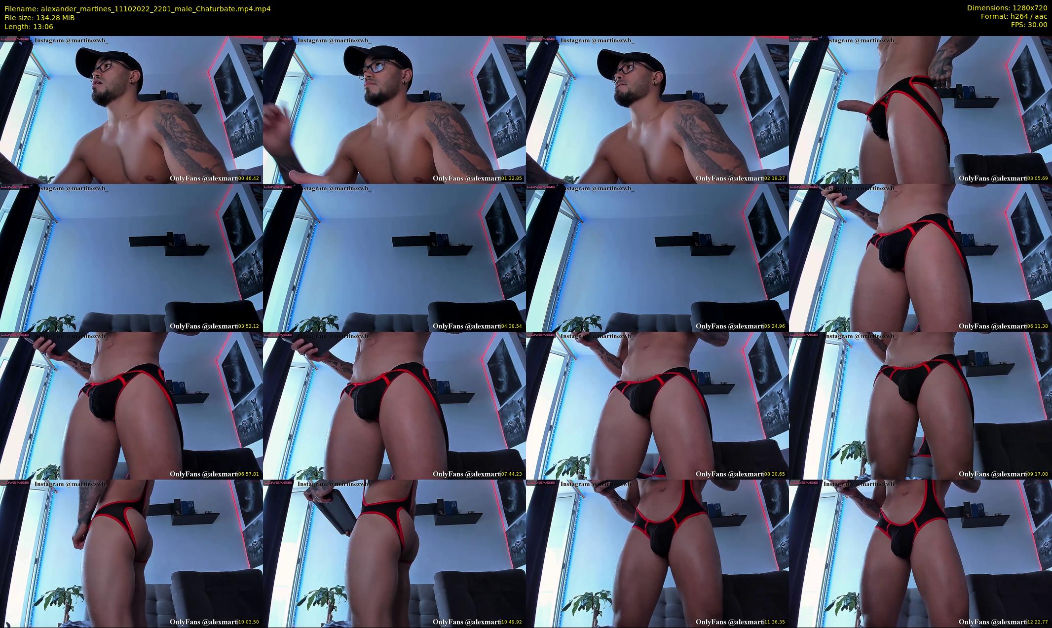 alexander_martines — 14 minute Chaturbate male cam show recording, 720p, Oct 11, 2022