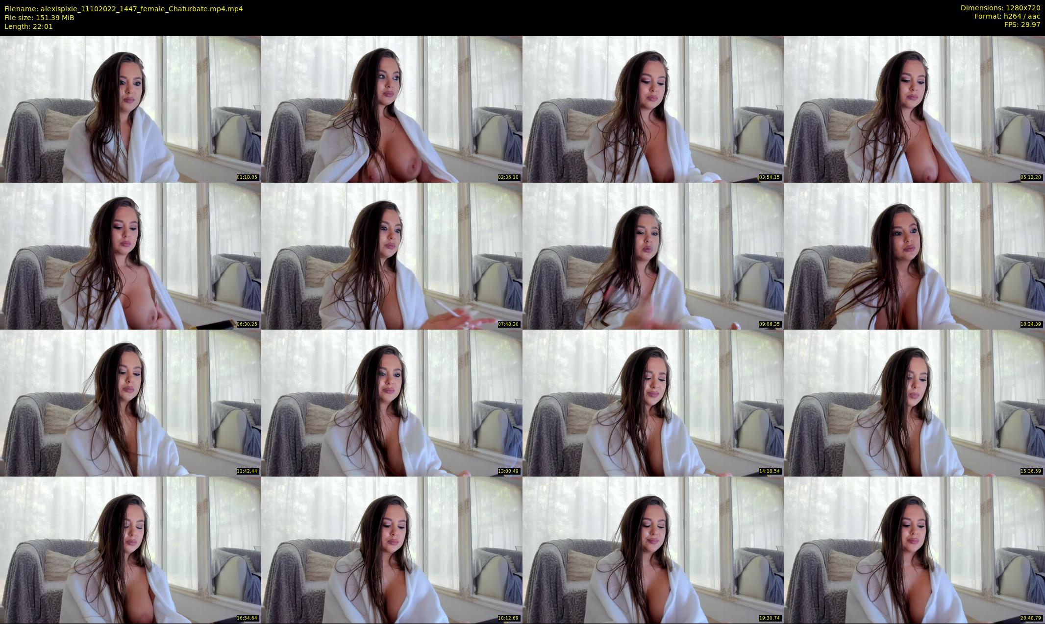 alexispixie — 23 minute Chaturbate female cam show recording, 720p, Oct 11, 2022