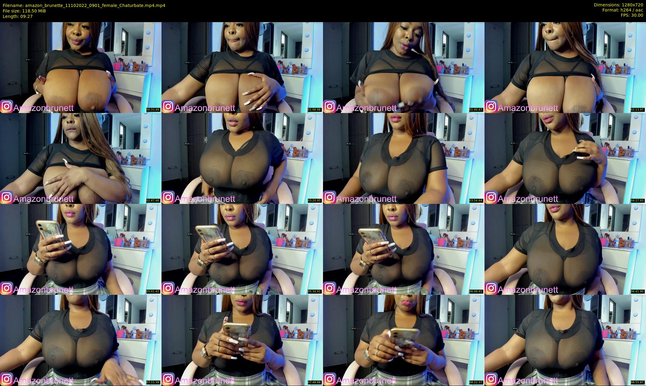 amazon_brunette — 10 minute Chaturbate female cam show recording, 720p, Oct 11, 2022
