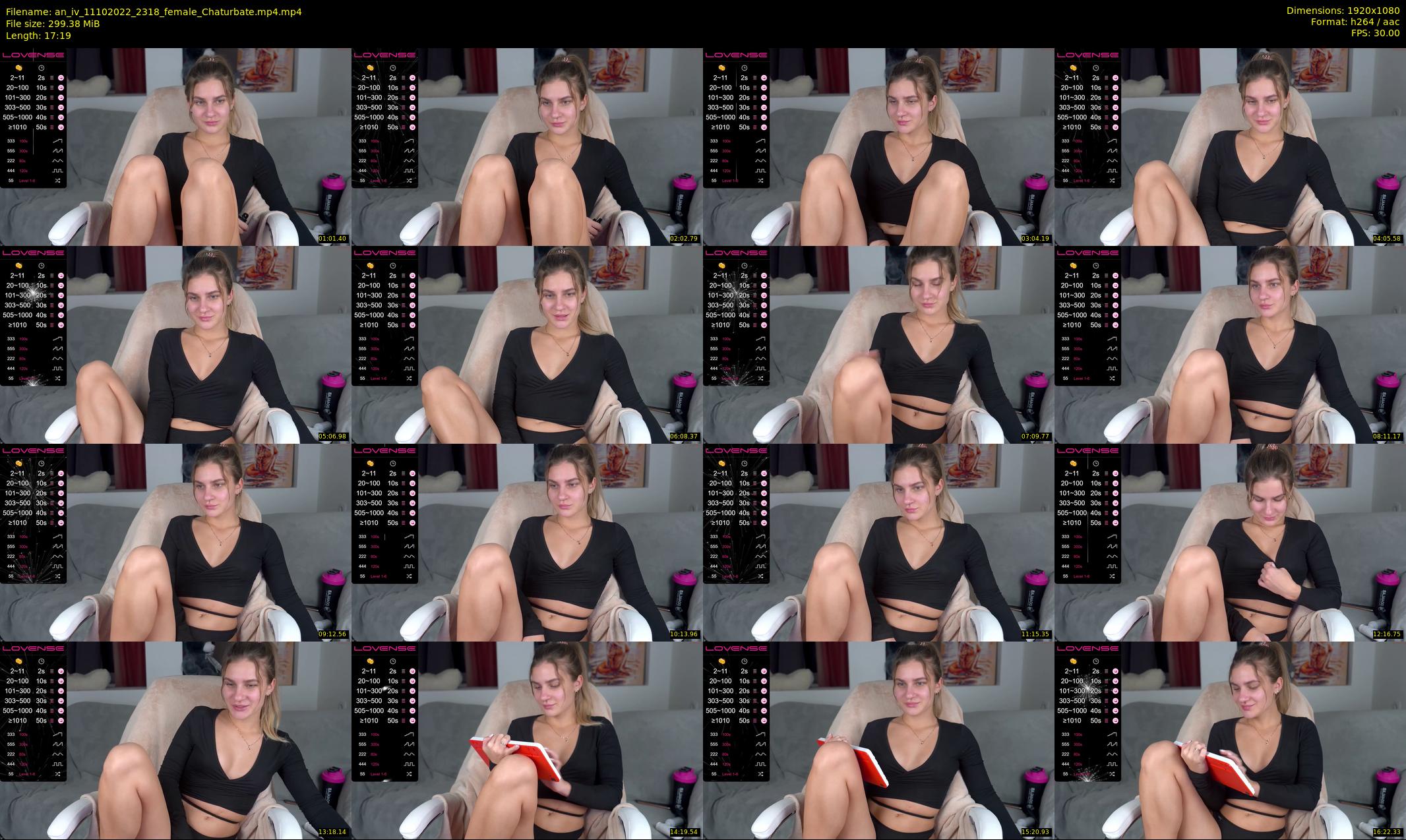 an_iv — 18 minute Chaturbate female cam show recording, 1080p, Oct 11, 2022