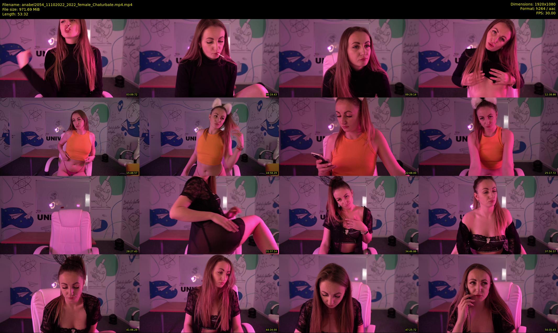 anabel2054 — 54 minute Chaturbate female cam show recording, 1080p, Oct 11, 2022
