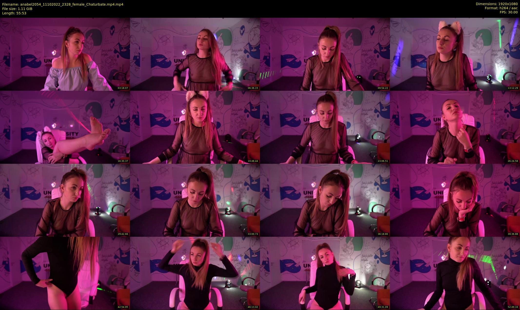 anabel2054 — 56 minute Chaturbate female cam show recording, 1080p, Oct 11, 2022