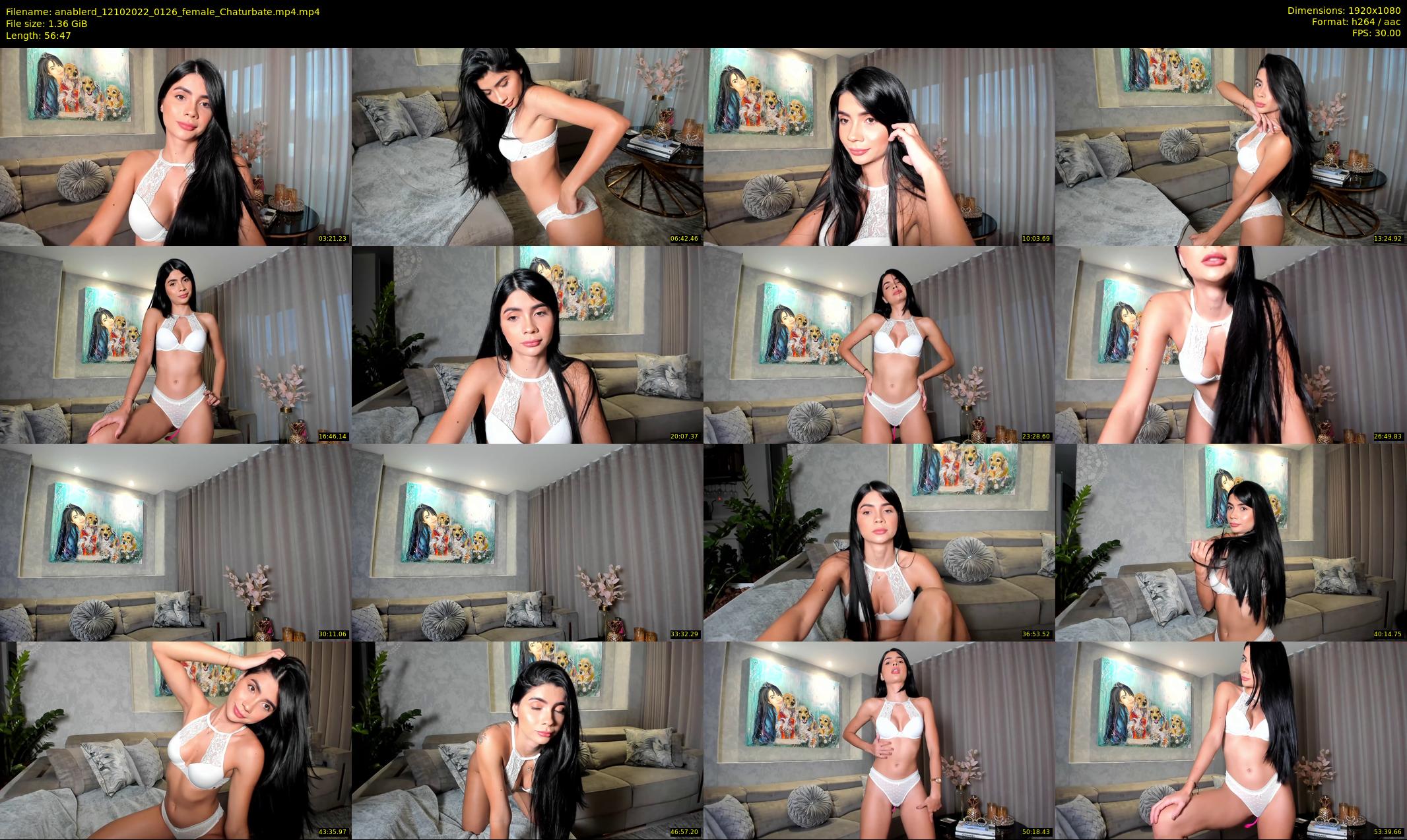 anablerd — 57 minute Chaturbate female cam show recording, 1080p, Oct 12, 2022