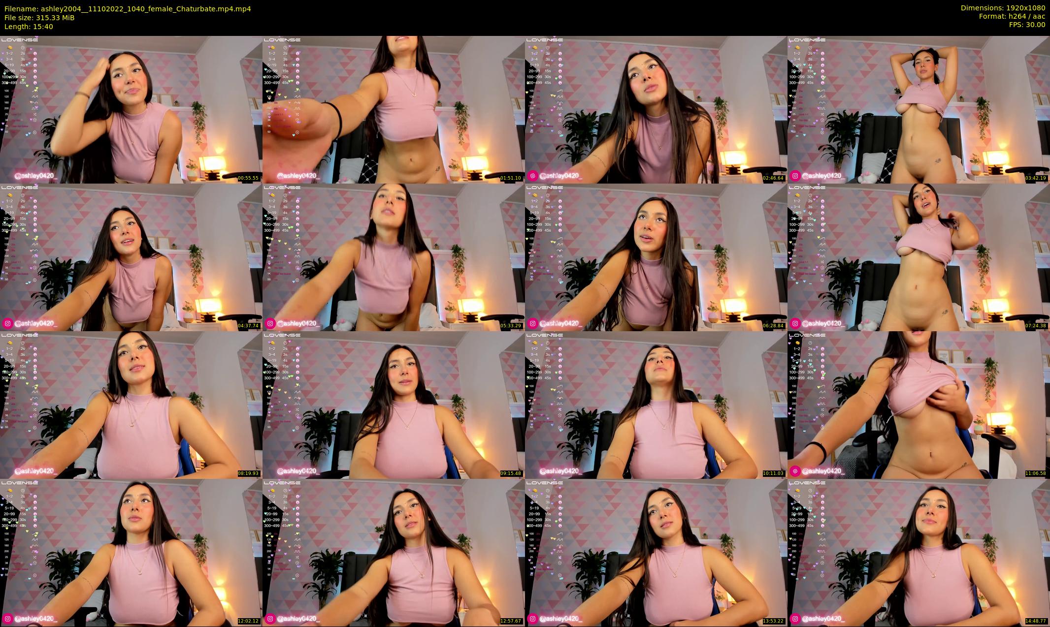 ashley2004_ — 16 minute Chaturbate female cam show recording, 1080p, Oct 11, 2022