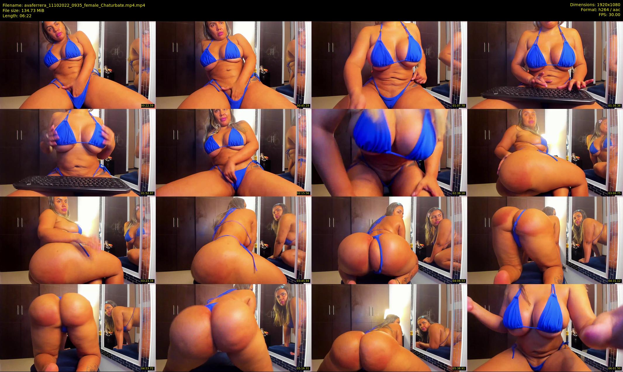 avaferrera — 7 minute Chaturbate female cam show recording, 1080p, Oct 11, 2022