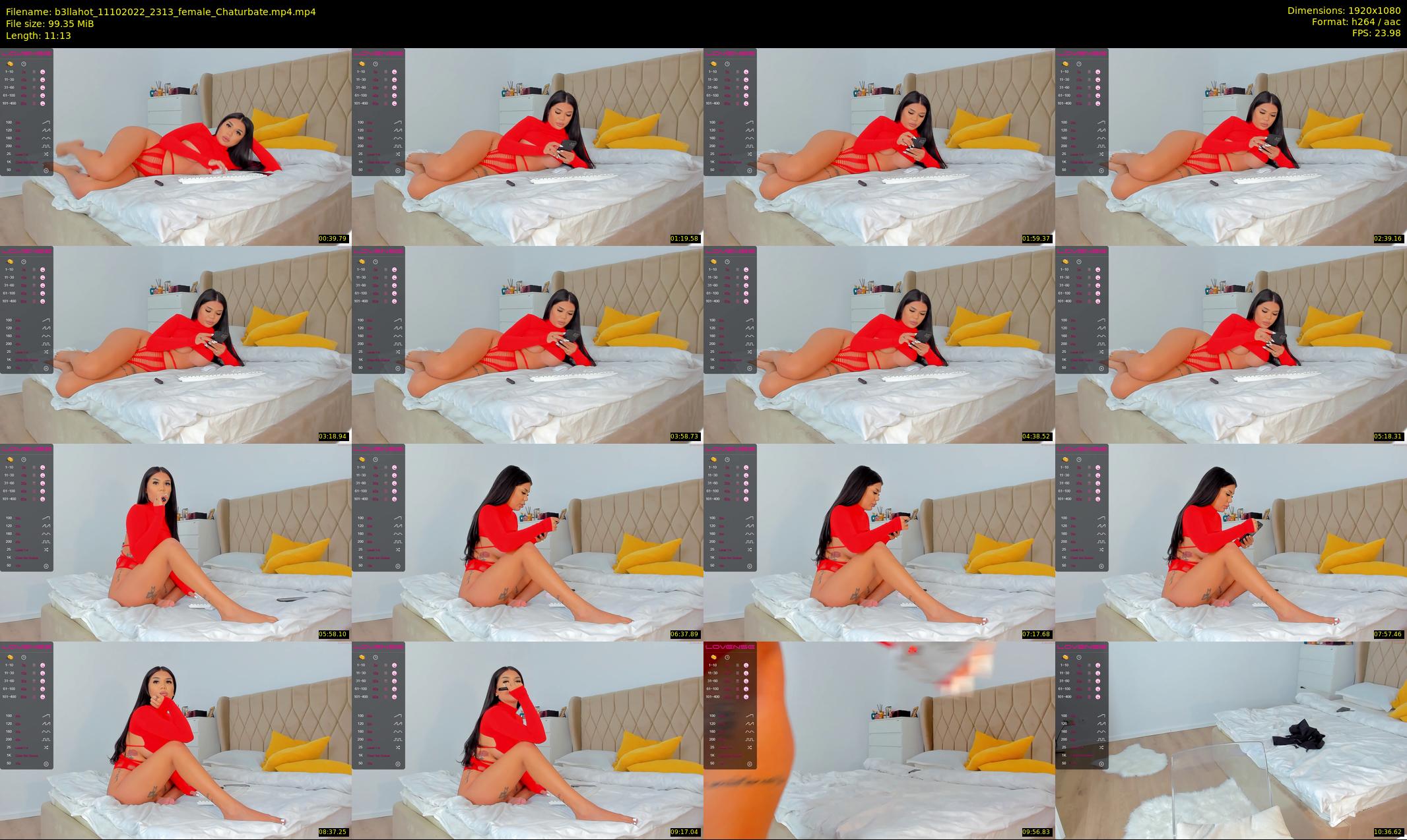 b3llahot — 12 minute Chaturbate female cam show recording, 1080p, Oct 11, 2022