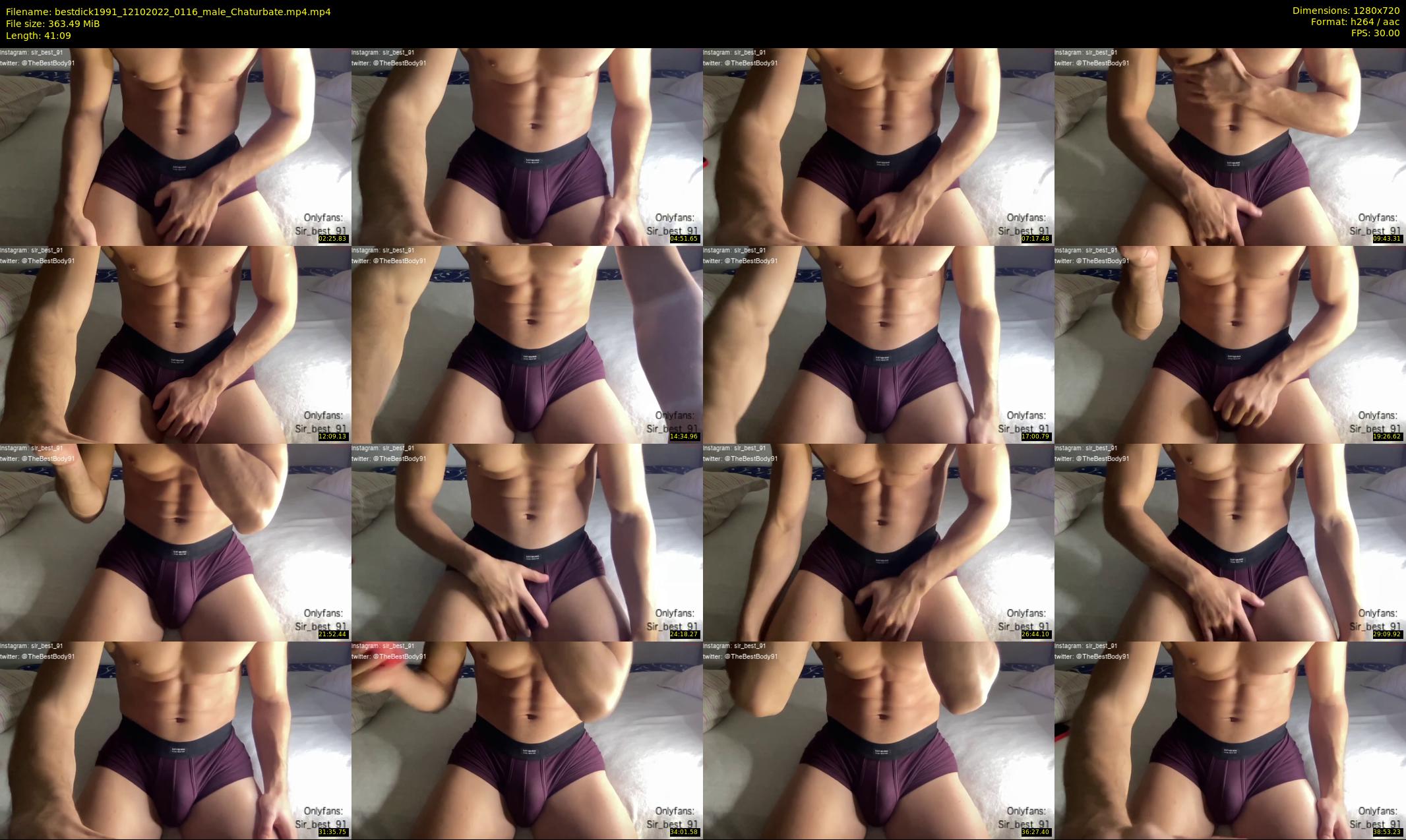 bestdick1991 — 42 minute Chaturbate male cam show recording, 720p, Oct 12, 2022