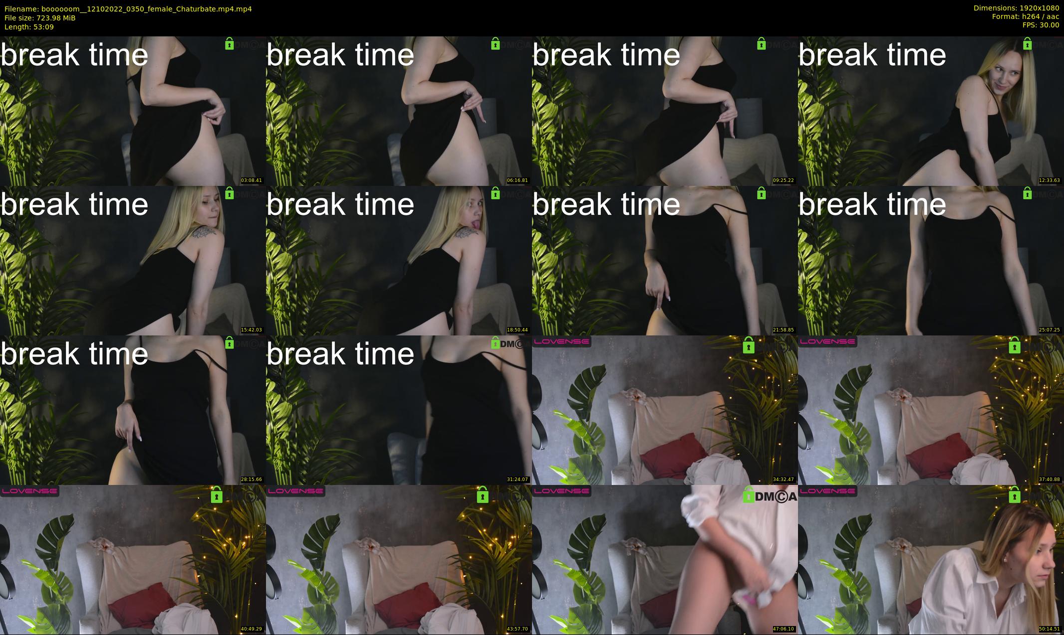 boooooom_ — 54 minute Chaturbate female cam show recording, 1080p, Oct 12, 2022