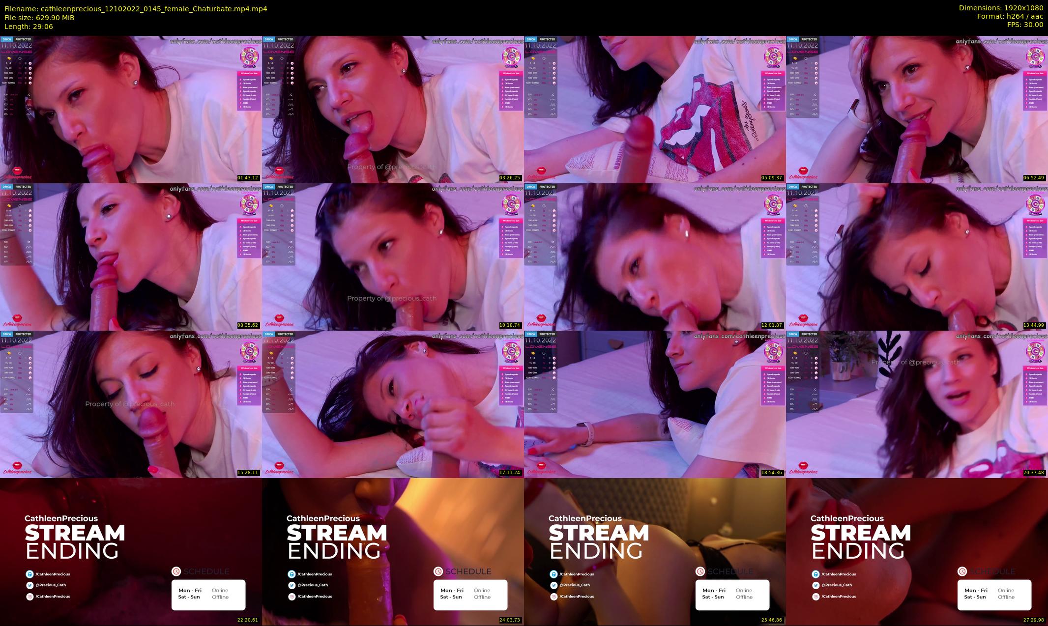 cathleenprecious — 30 minute Chaturbate female cam show recording, 1080p, Oct 12, 2022