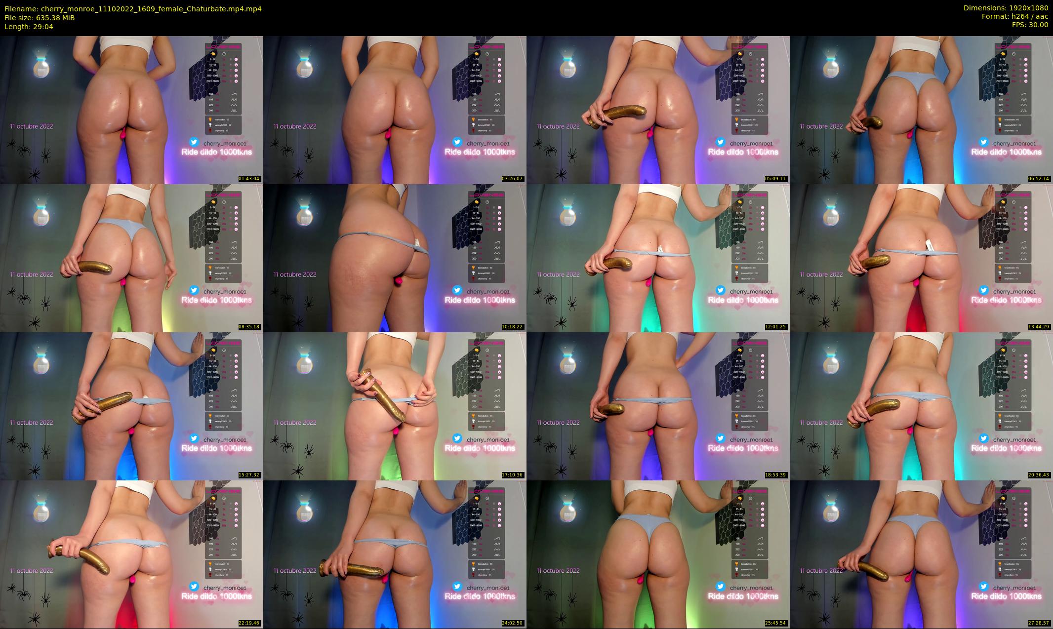 cherry_monroe — 30 minute Chaturbate female cam show recording, 1080p, Oct 11, 2022