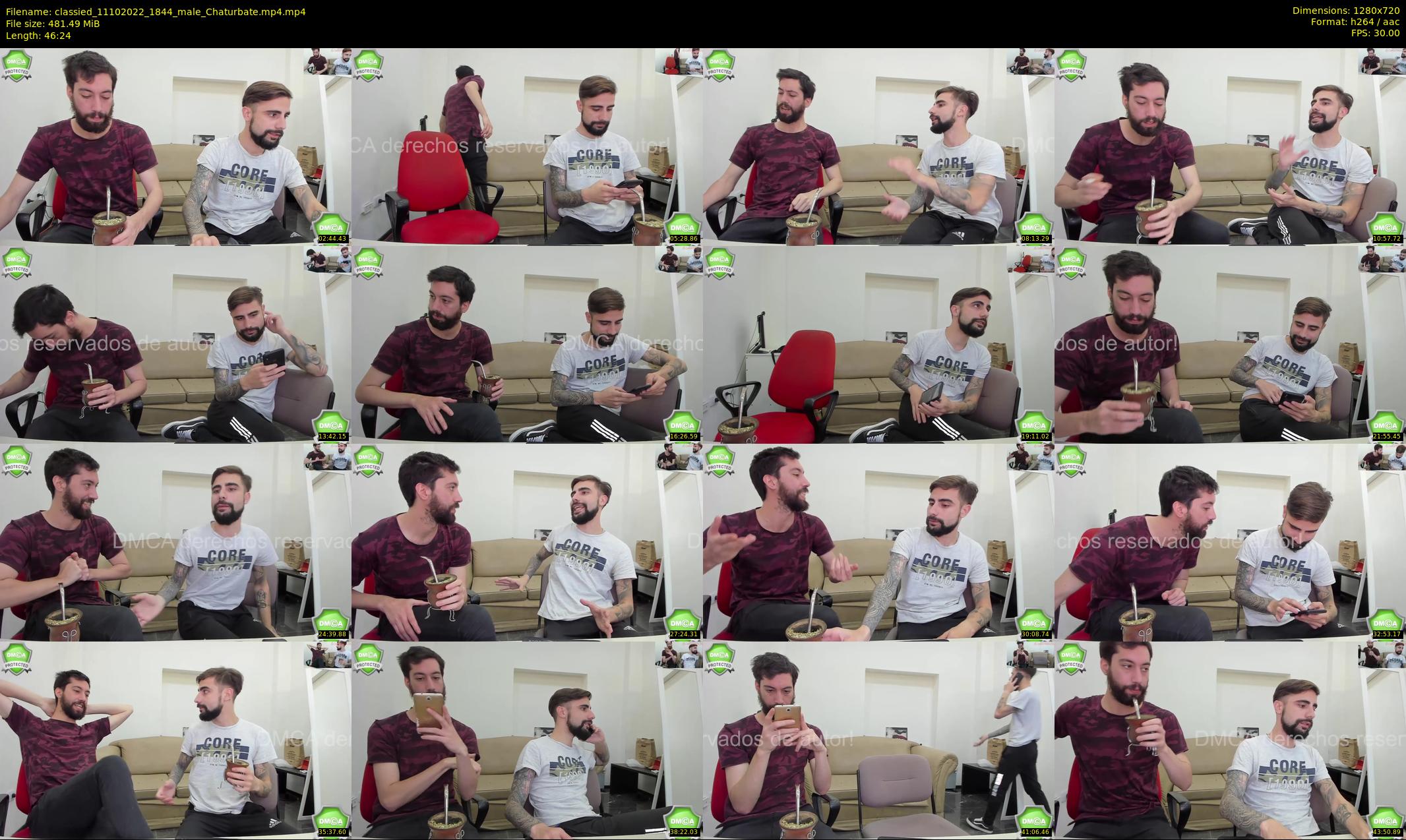 classied — 47 minute Chaturbate male cam show recording, 720p, Oct 11, 2022