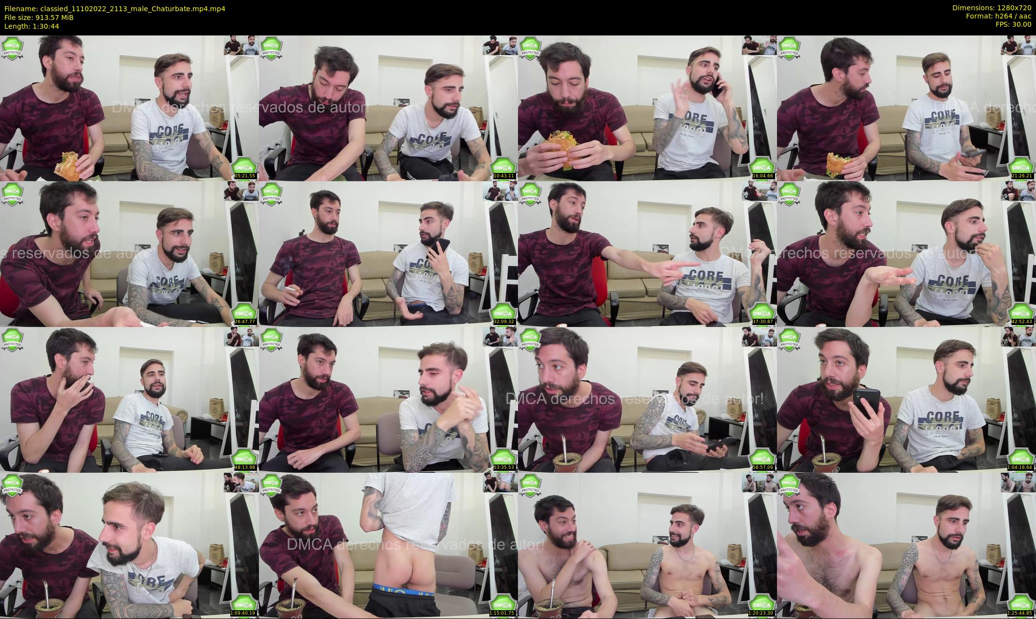 classied — 91 minute Chaturbate male cam show recording, 720p, Oct 11, 2022