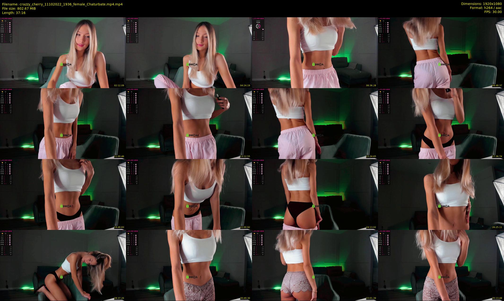 crazzy_cherry — 38 minute Chaturbate female cam show recording, 1080p, Oct 11, 2022