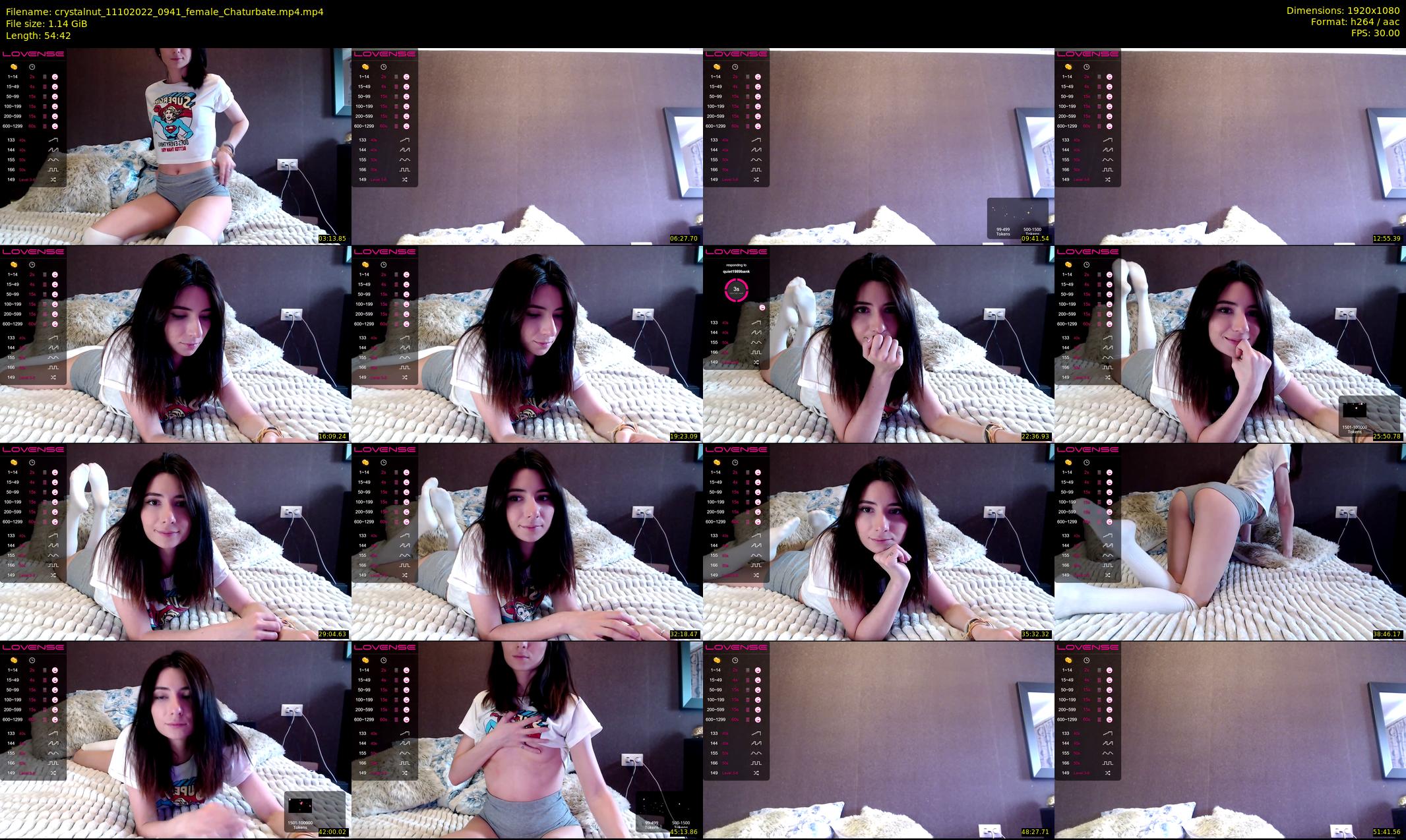 crystalnut — 55 minute Chaturbate female cam show recording, 1080p, Oct 11, 2022