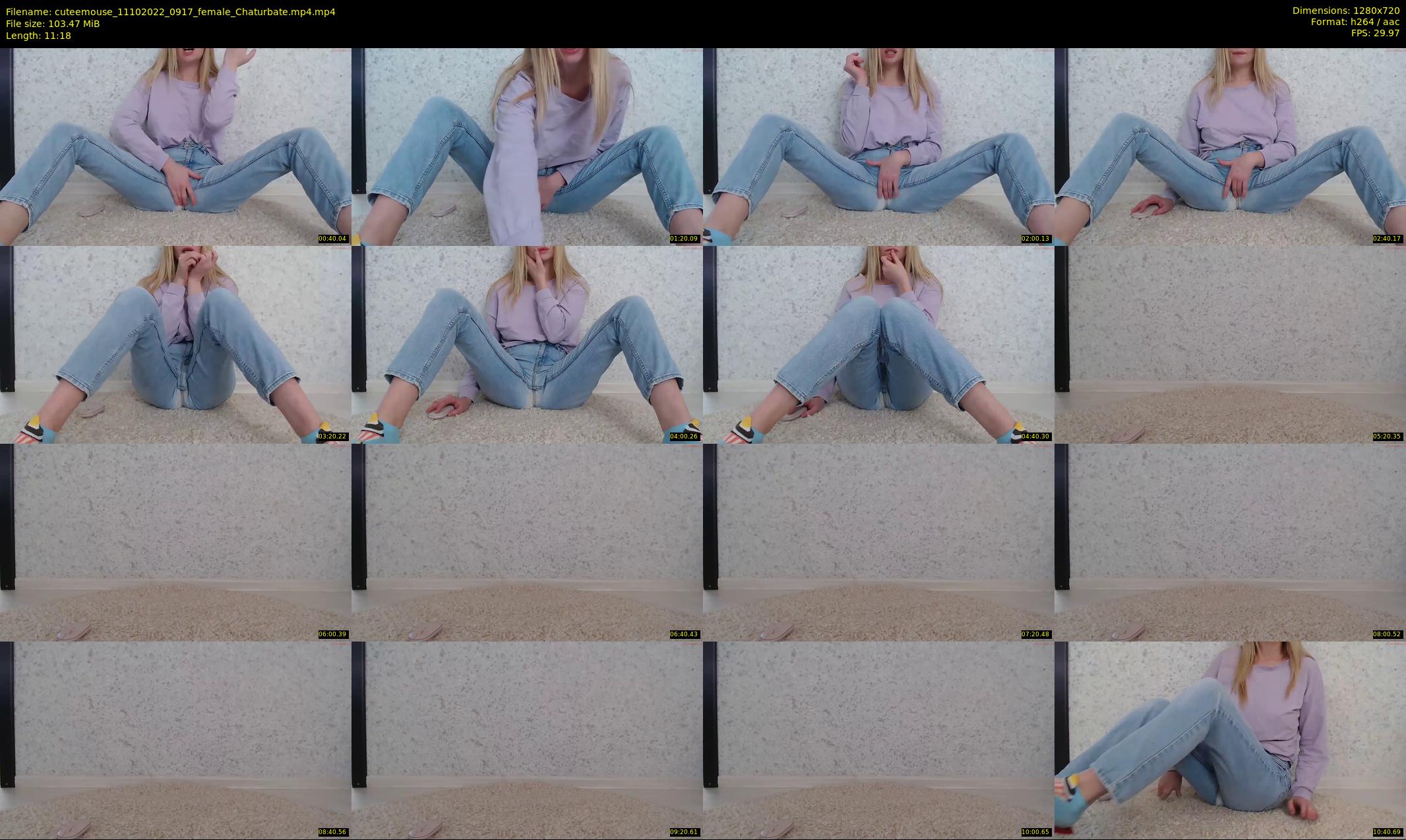 cuteemouse — 12 minute Chaturbate female cam show recording, 720p, Oct 11, 2022